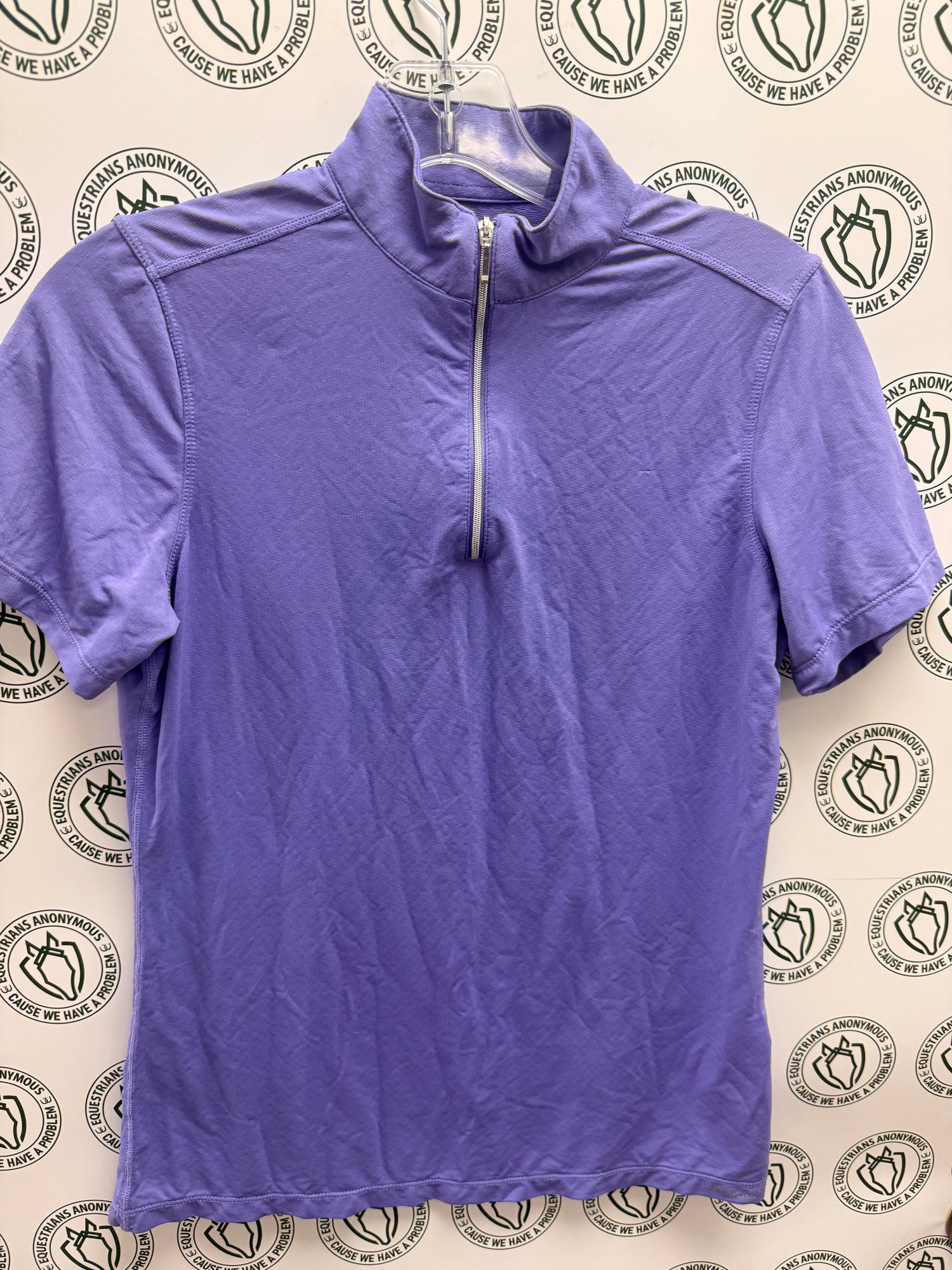 S Ladies Dover Quarter Zip Riding Shirts Short Sleeve