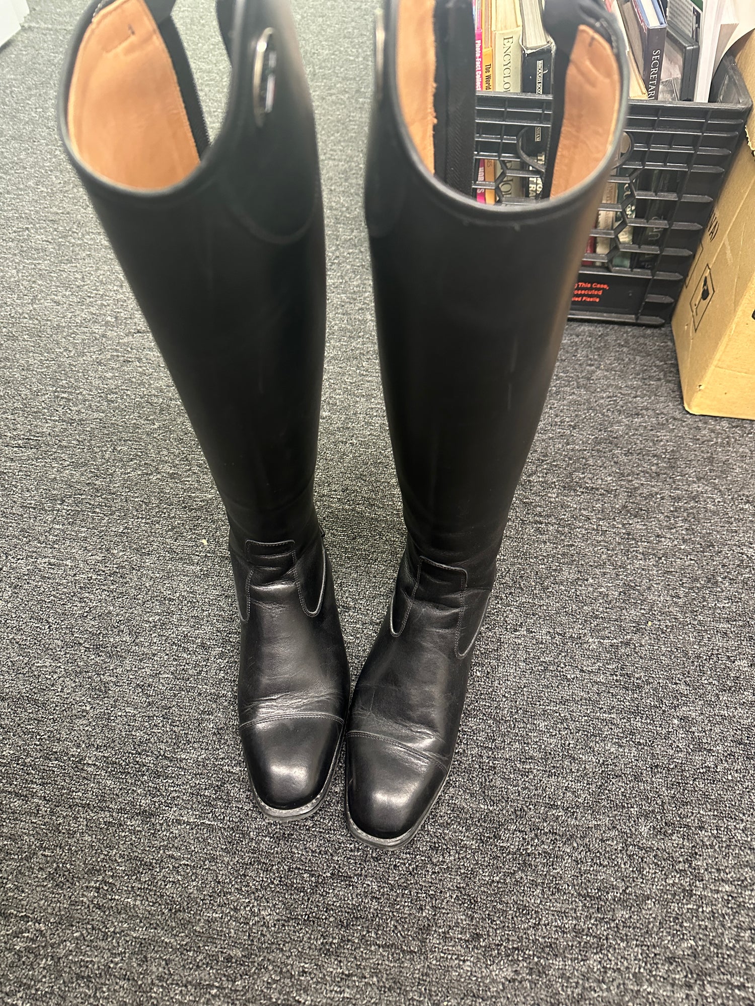 8 Women's Dressage Boots - Black Tall Boots Size 8
