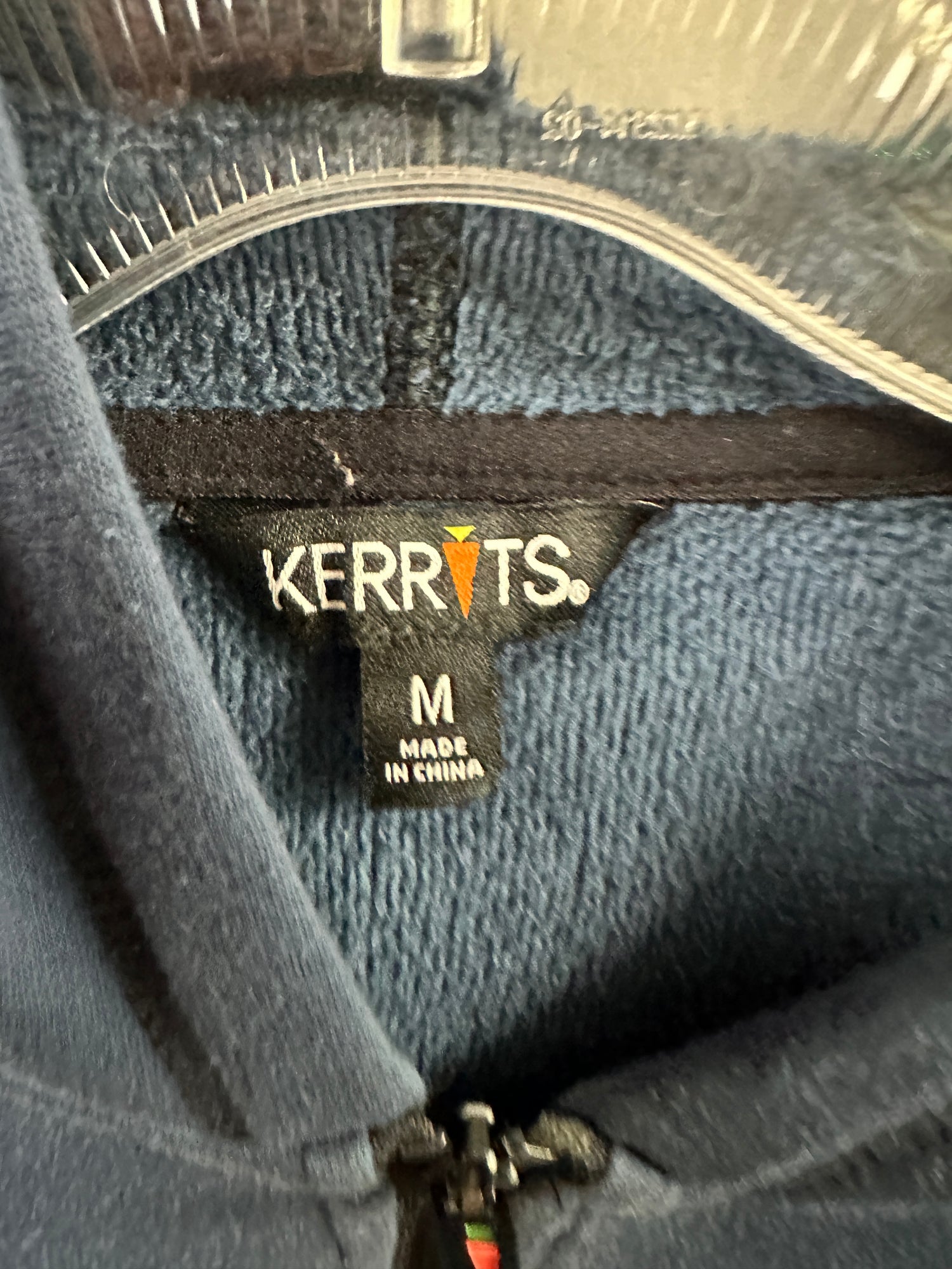 M Youth Kerrits Navy Sweatshirt with hood