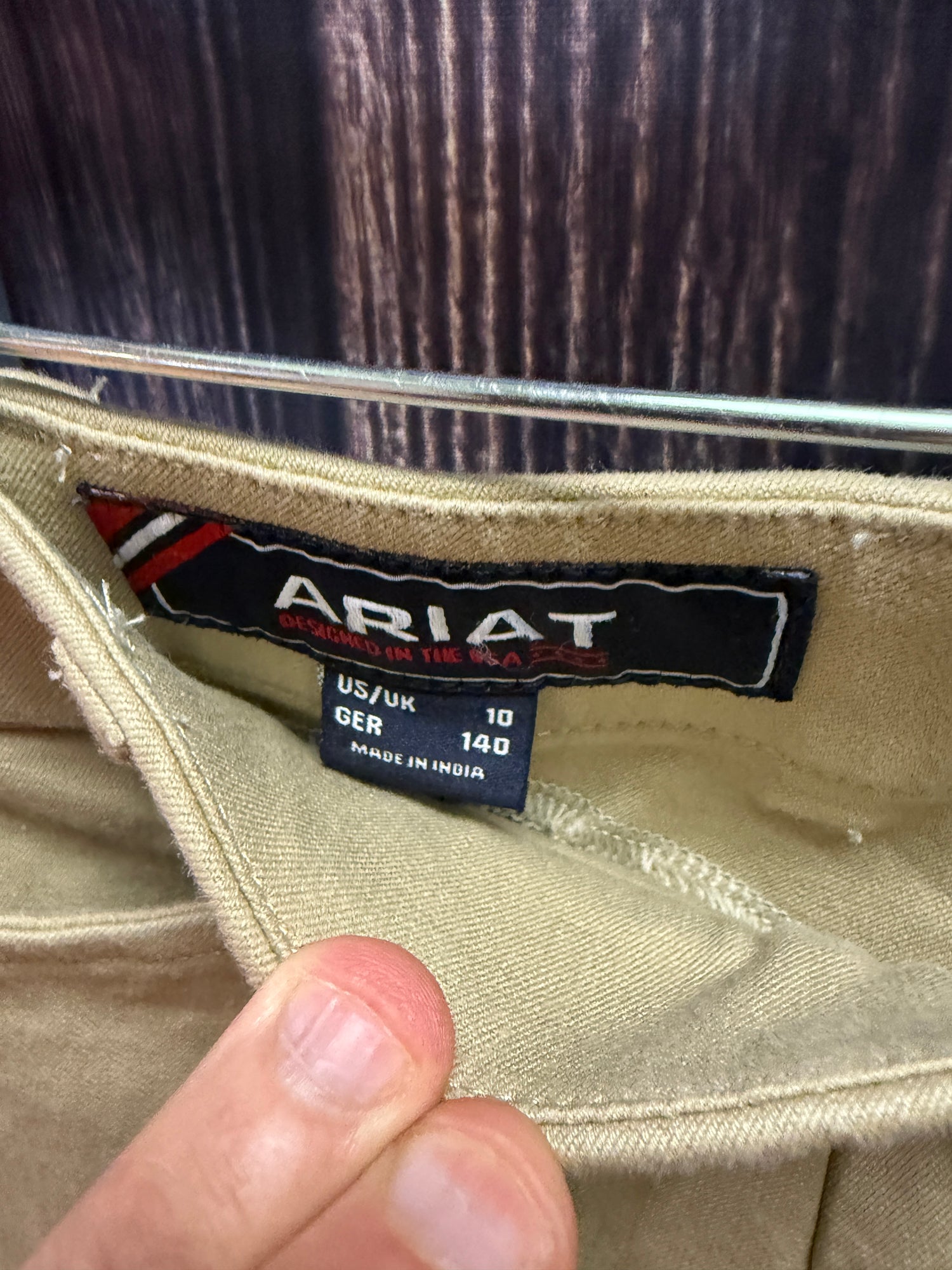 10 Youth Jods Ariat Tan