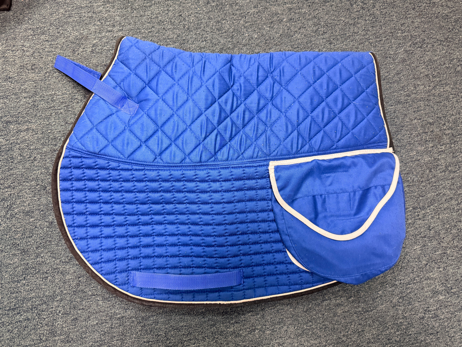 Blue AP Trail Saddle Pad with Pockets