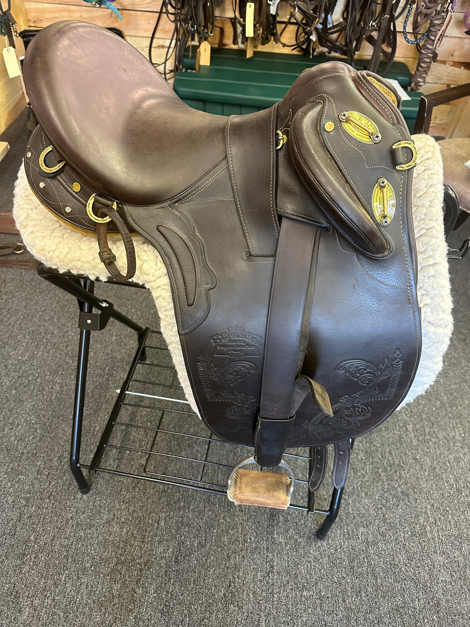 Saddle - Australian Saddle by Syd Hill & Sons Seat 16