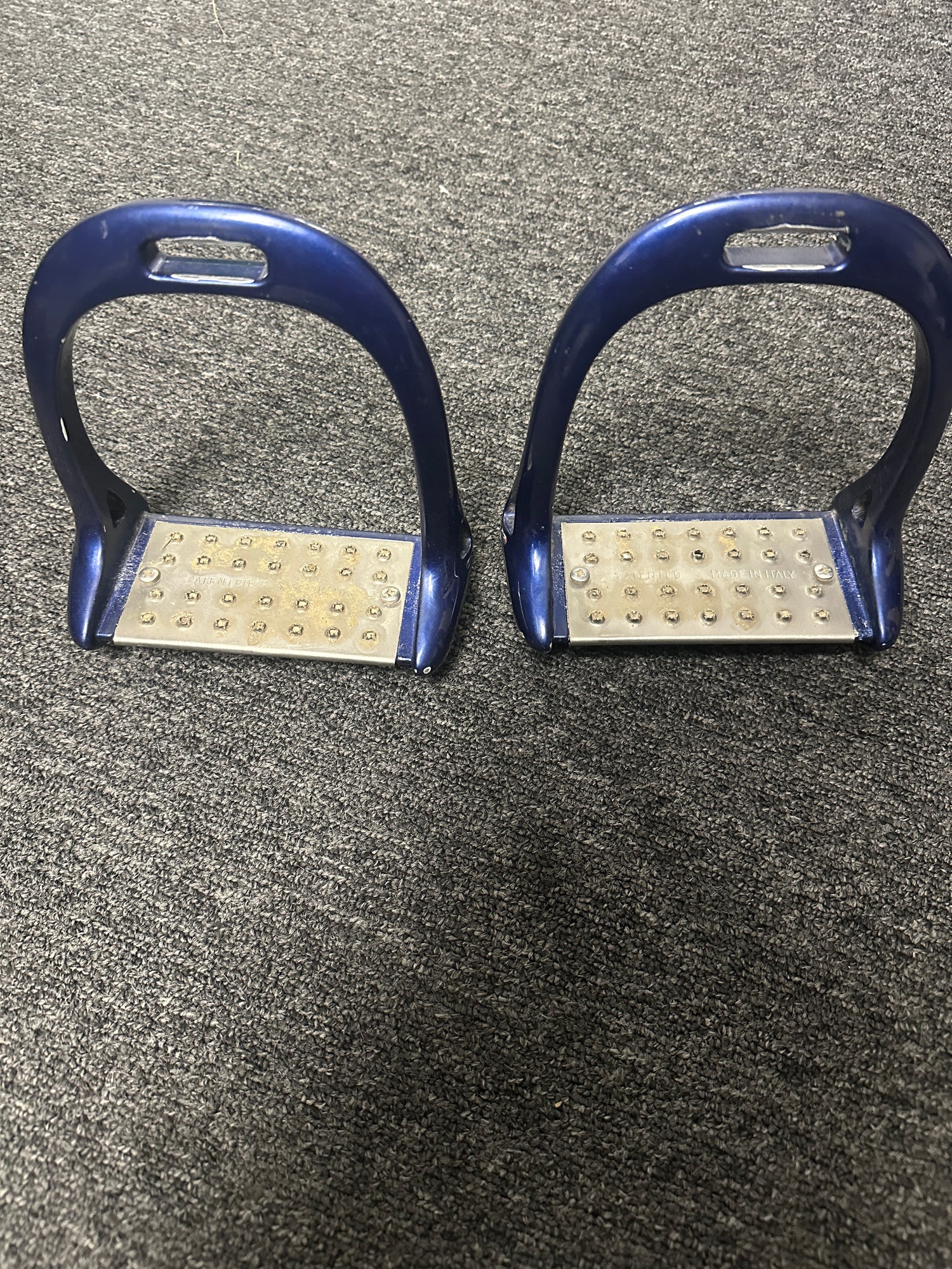 4.5" Lorenzini Blue Stirrups