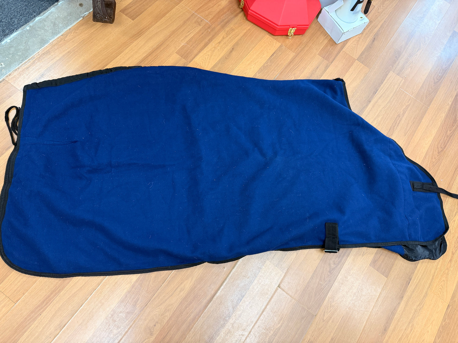 Large Blue Polar Fleece Cooler