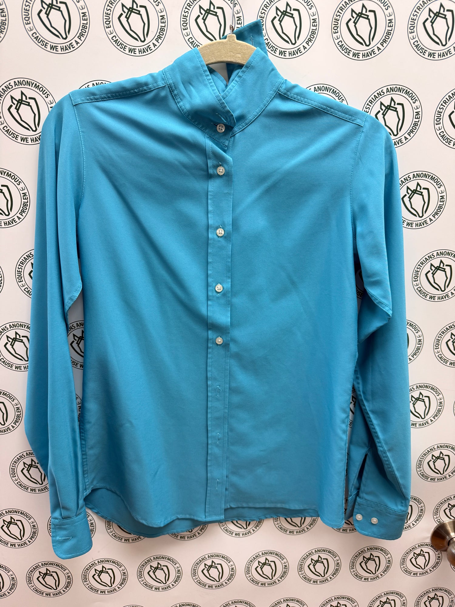 18 Women's Teal Show Shirt w collar