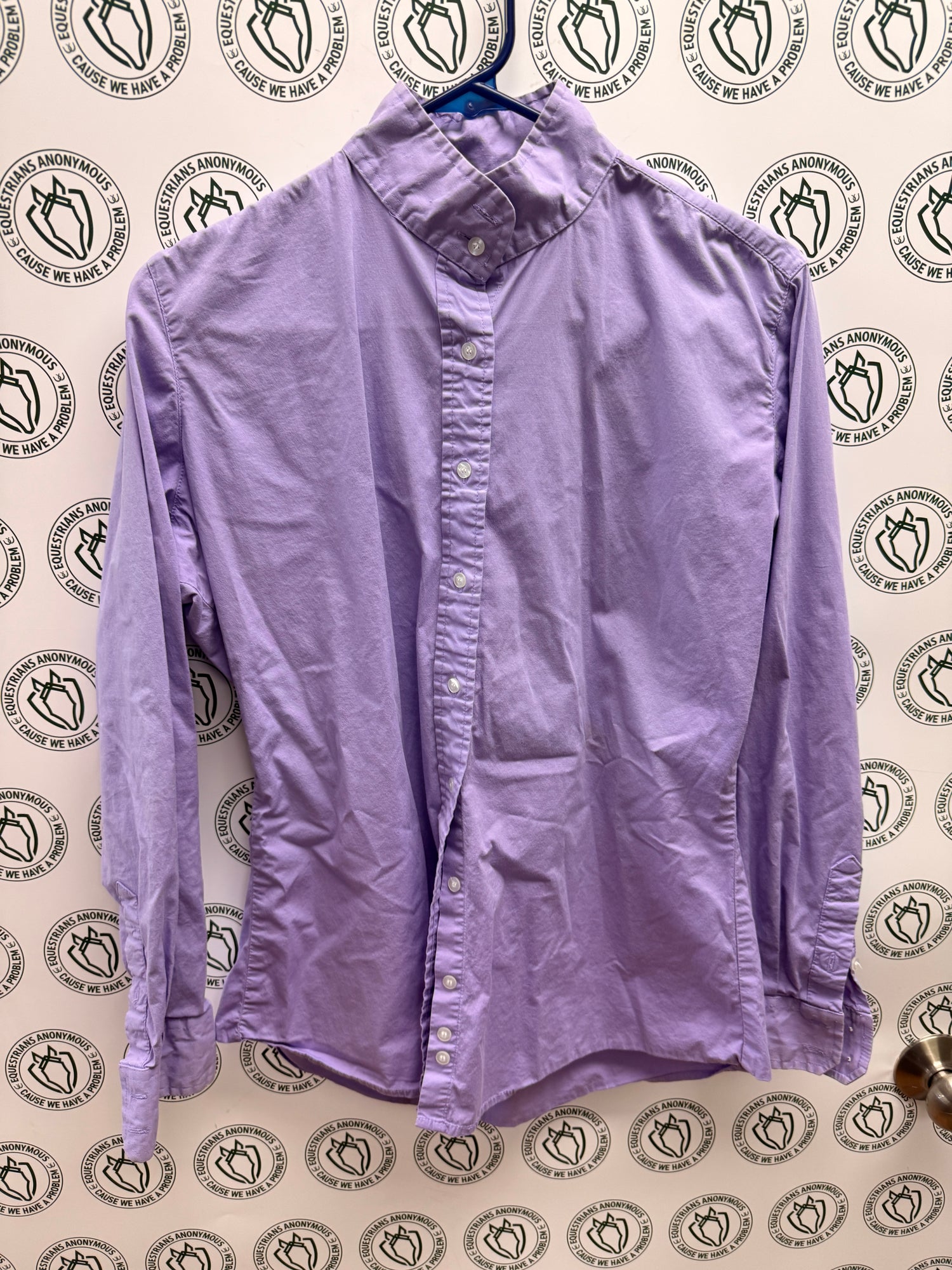 14 Women's On course Purple show shirt w collar