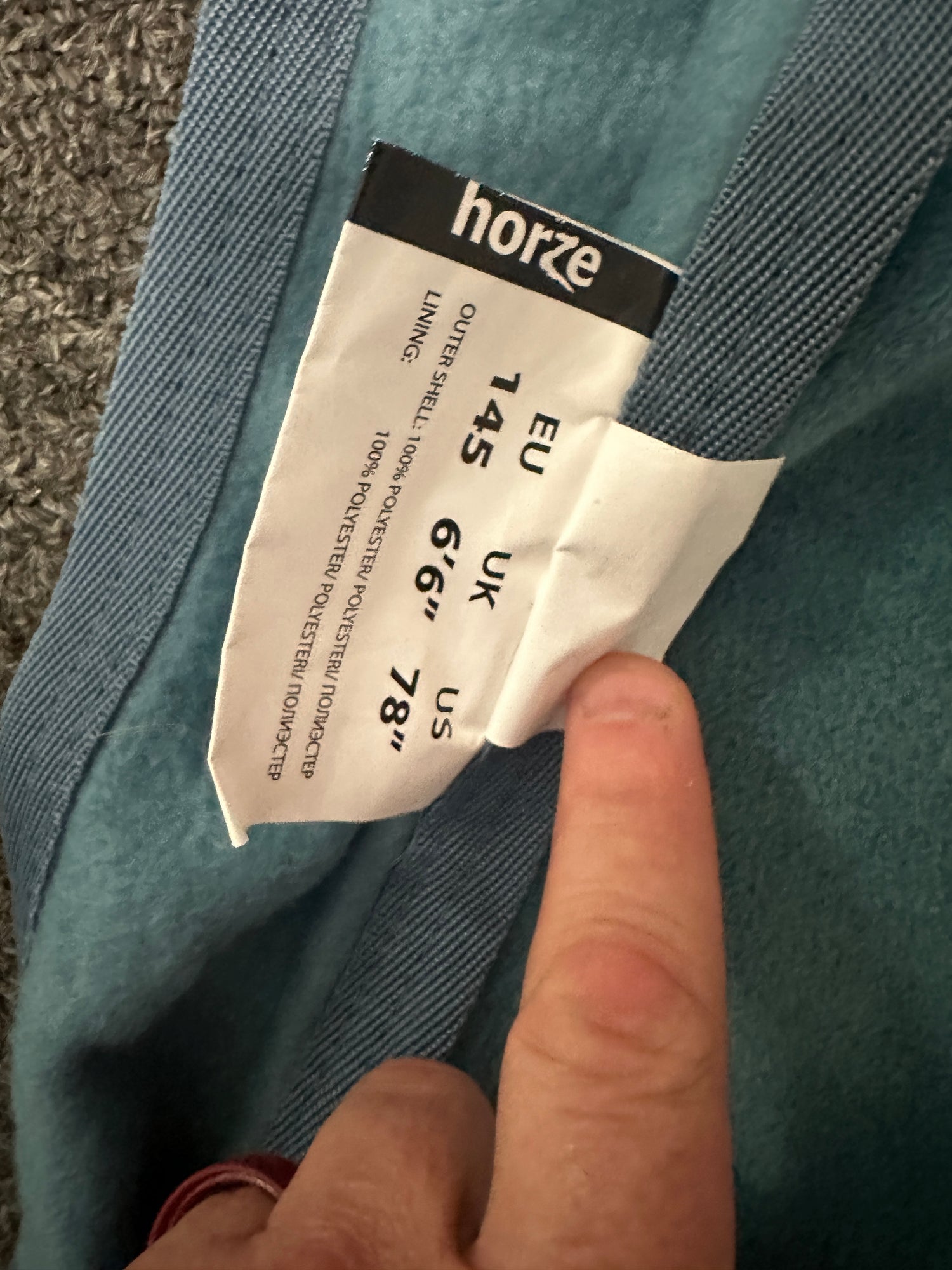 78" Polar fleece 1/4 sheet by Horze