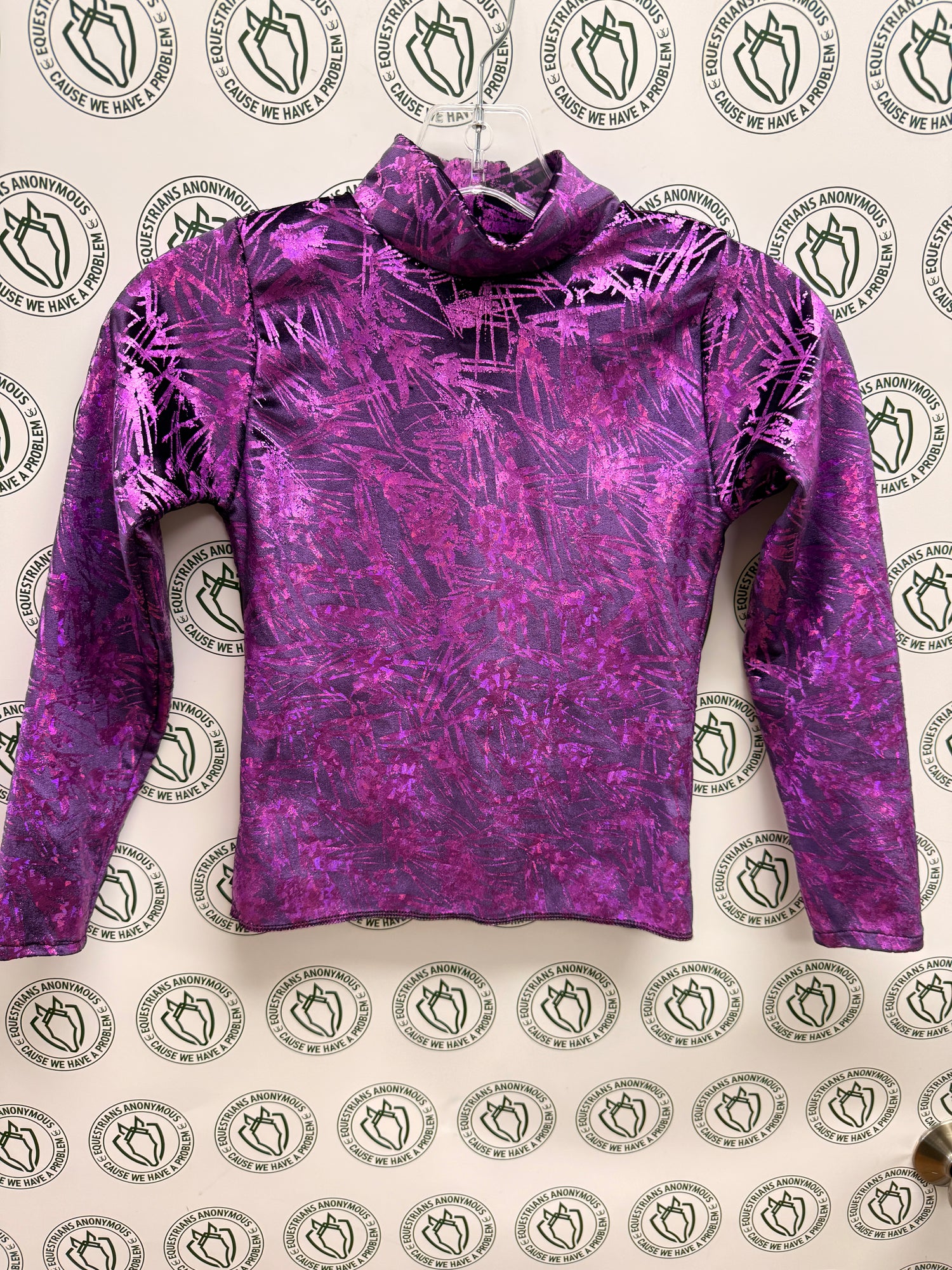 4 child Custom Purple western shirt