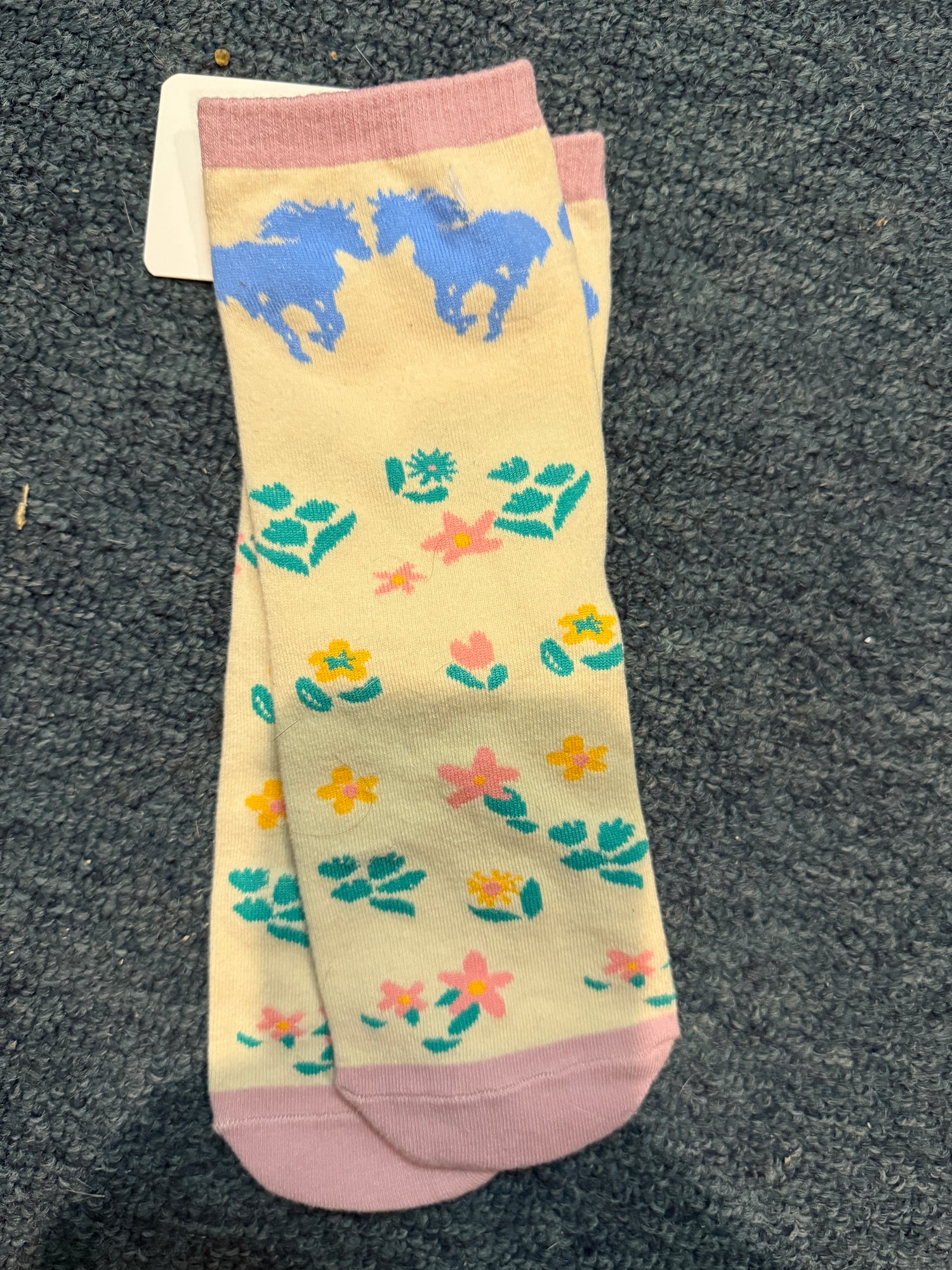 Child Horse themed socks assorted