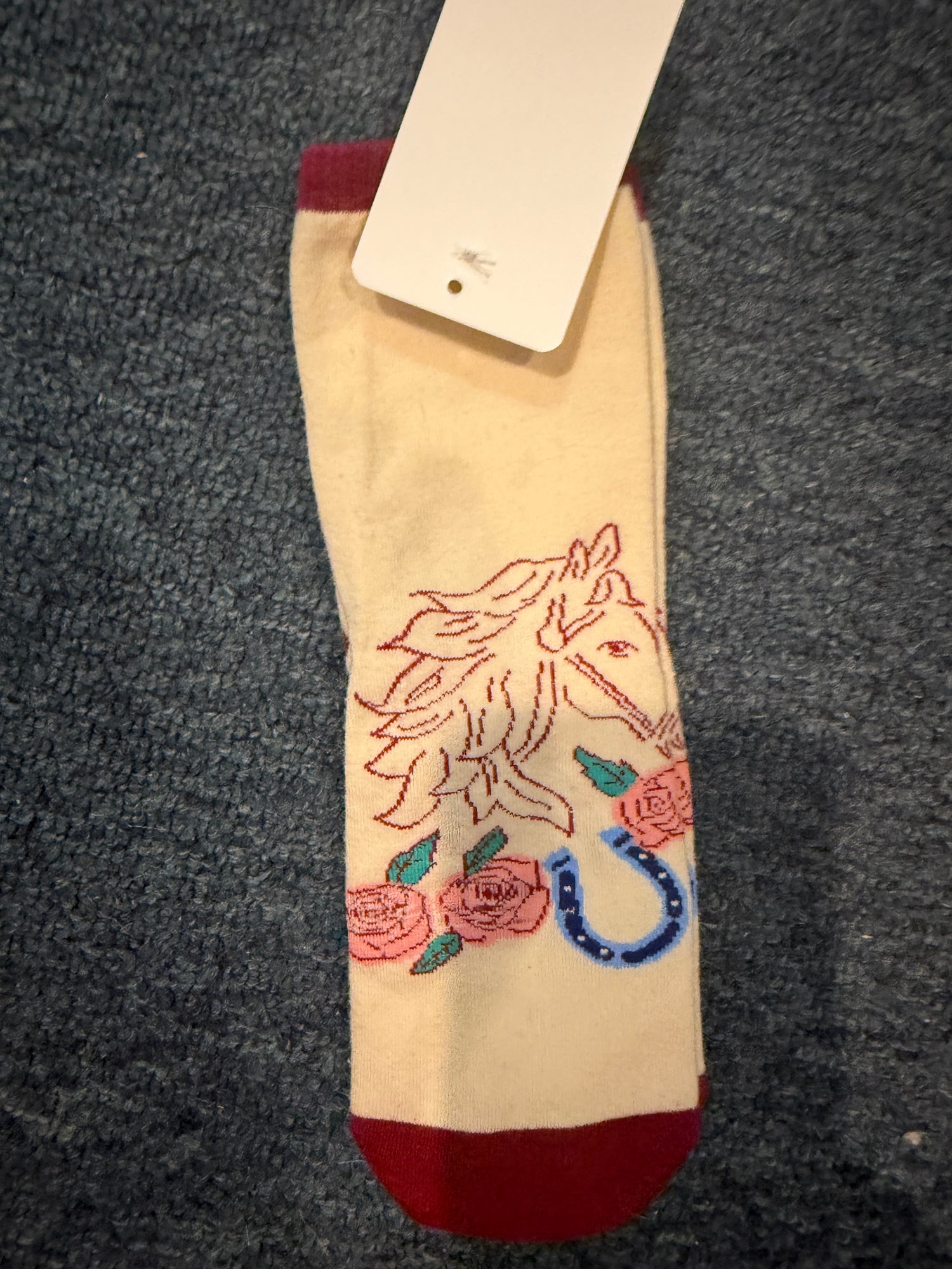 Child Horse themed socks assorted