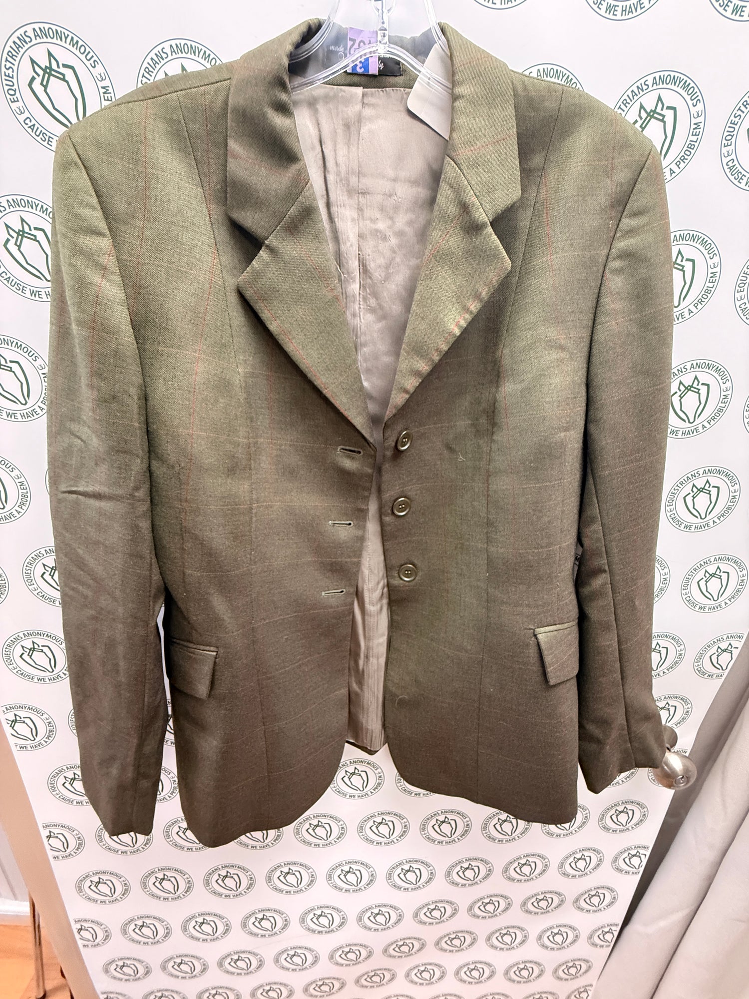 10R Women's Green RJ Classics platinum Show Coat