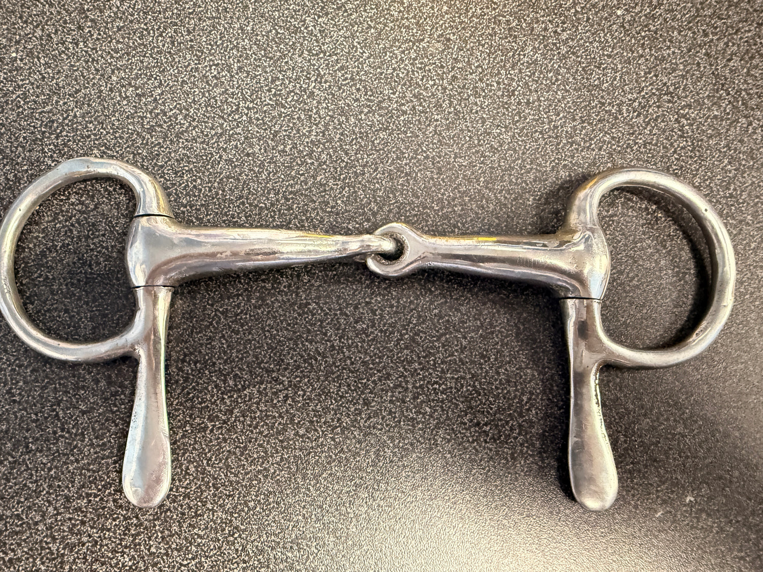 4.5" Half Cheek snaffle driving bit