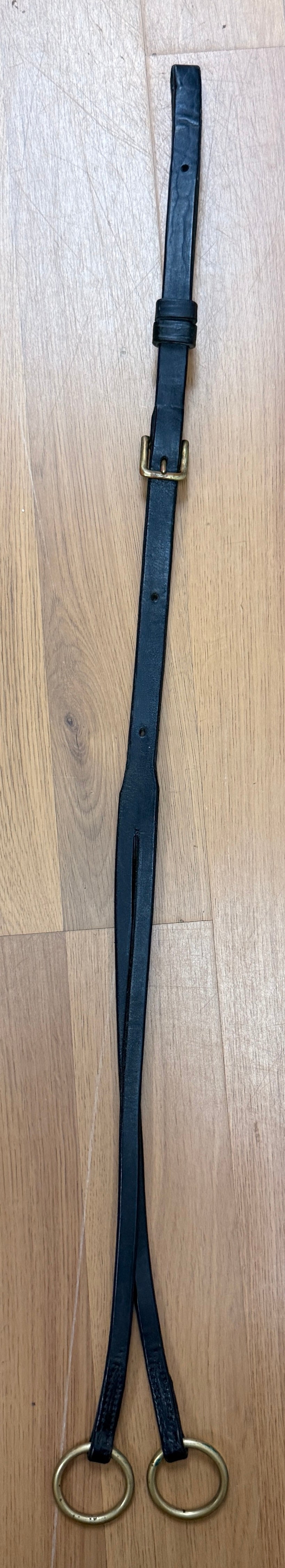 Driving martingale black leather cob size