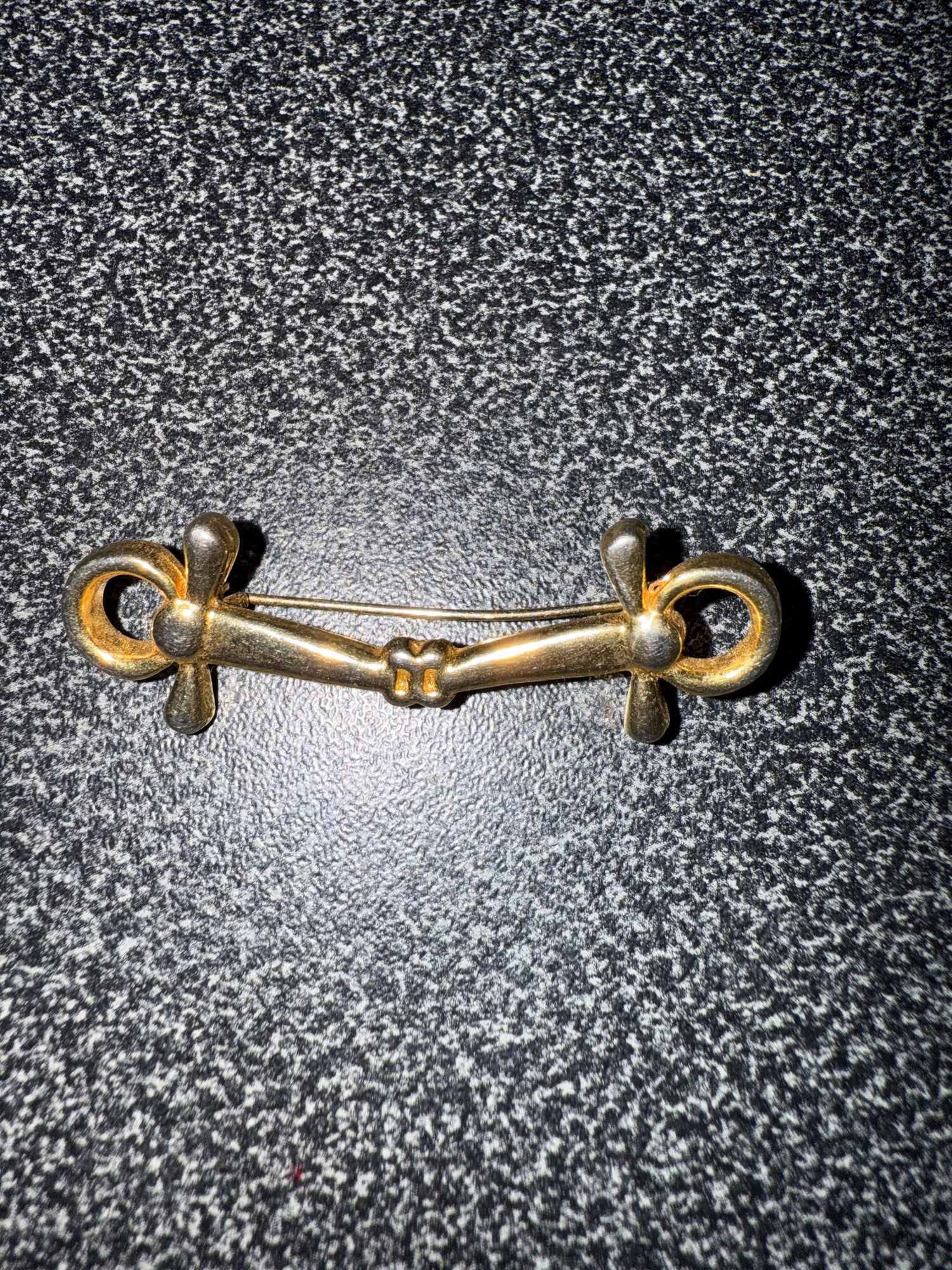 stock tie pin "Bit" in gold color