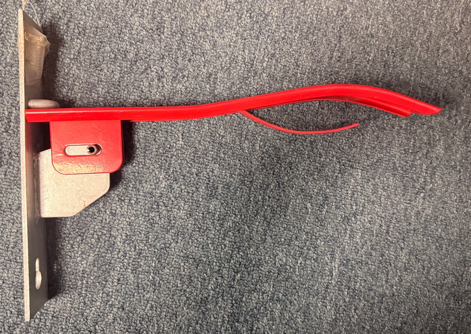 Red Saddle holder for wall