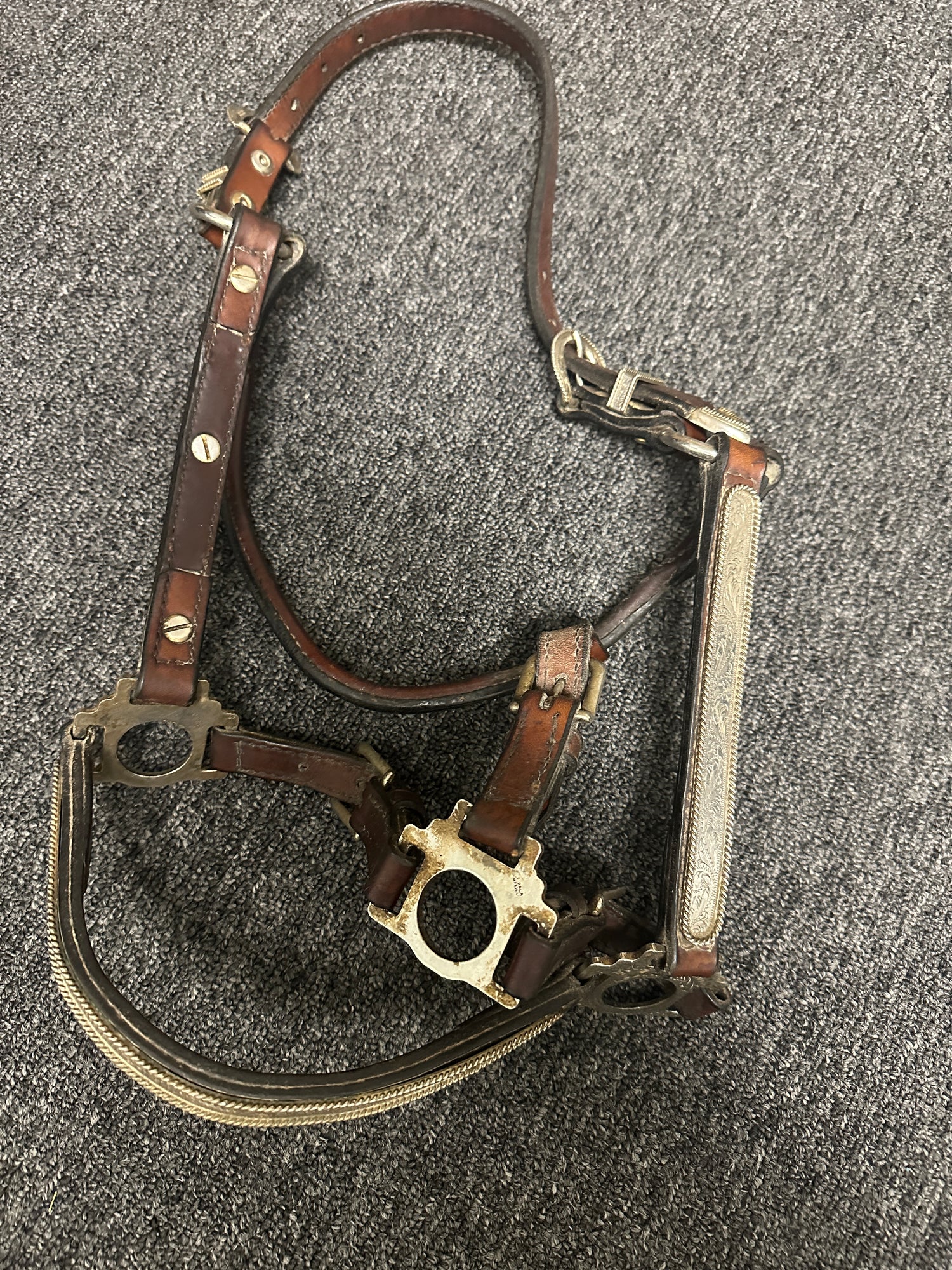 Western Silver Show Halter