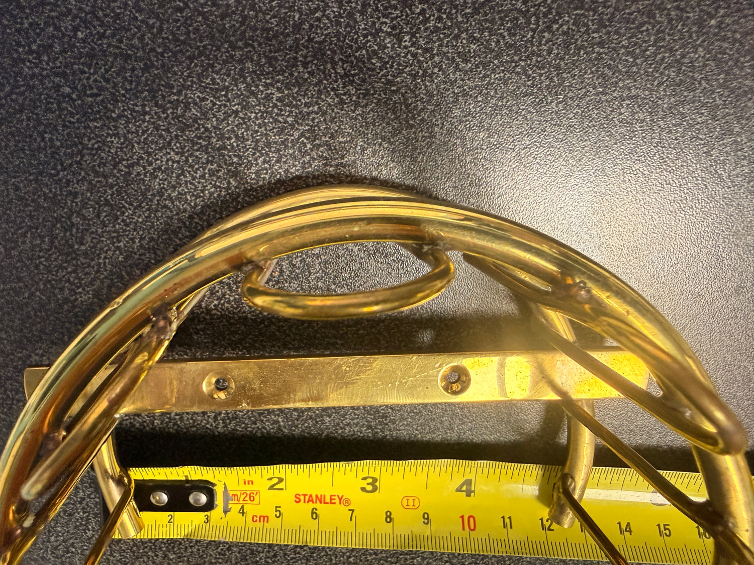 brass wall mount bridle holder