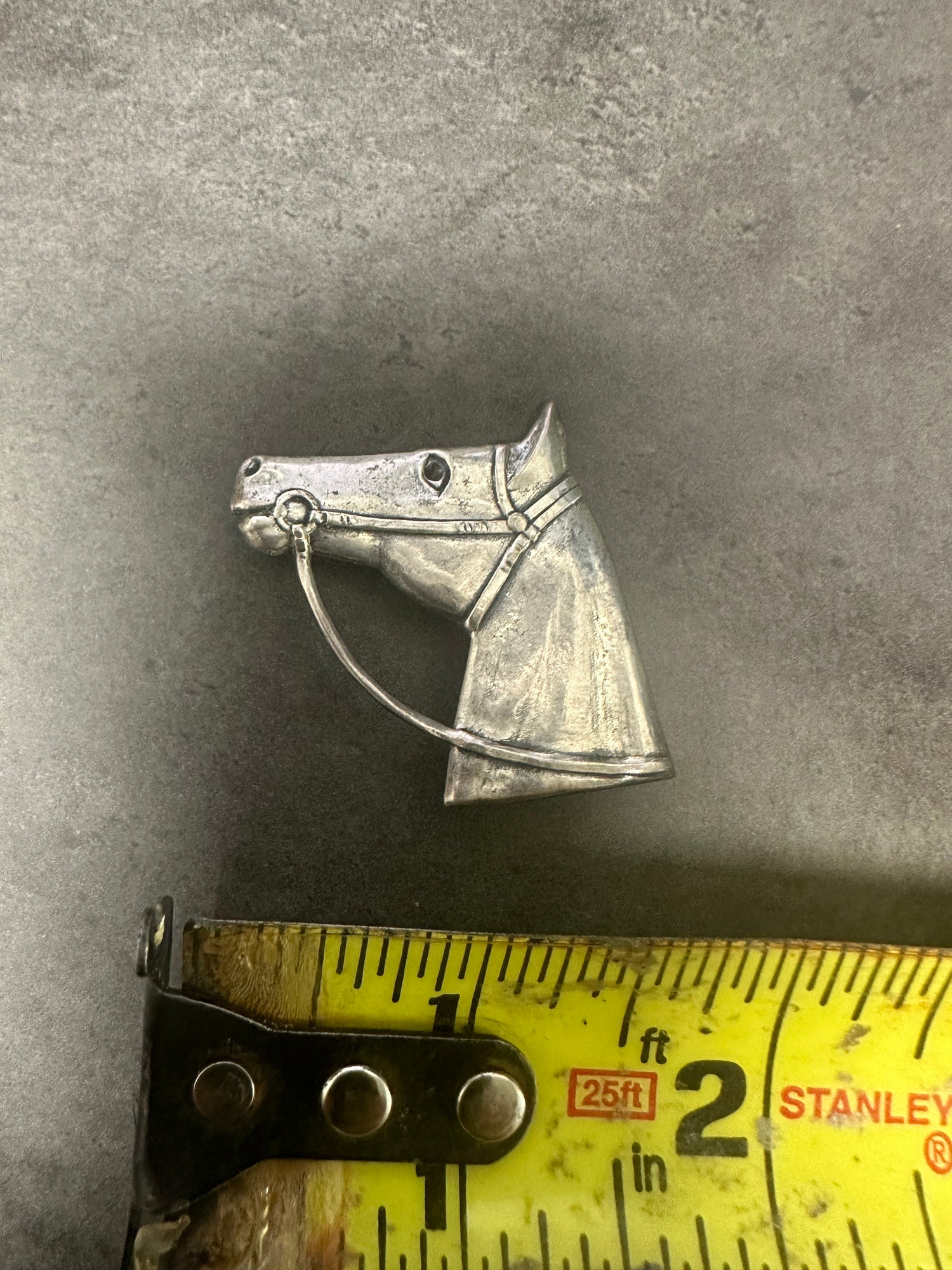 Sterling Silver Horse Coat Pin