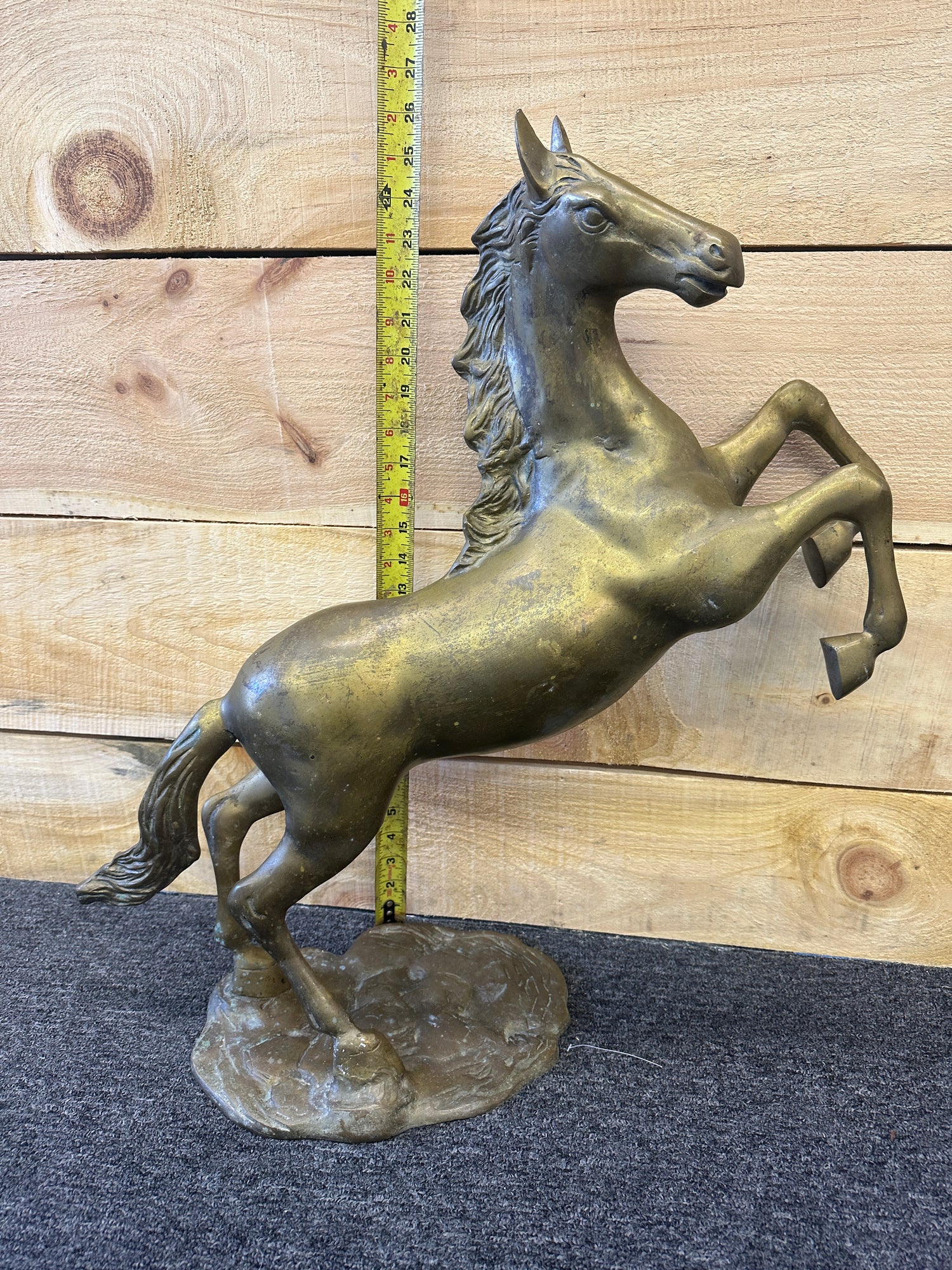 Bronze Sculpture / Statue of rearing Horse