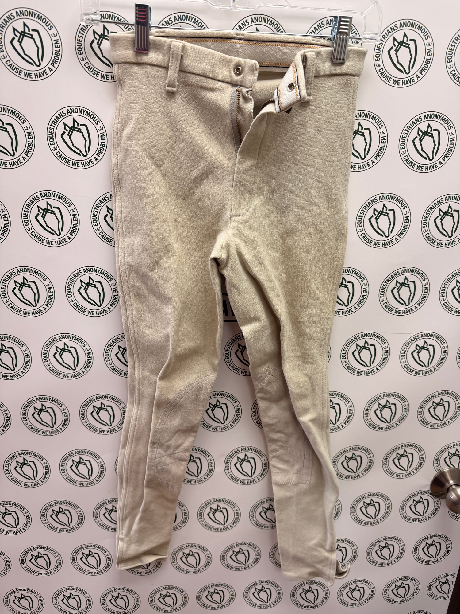 26R Women's Beige Breech by Devon-aire knee patch