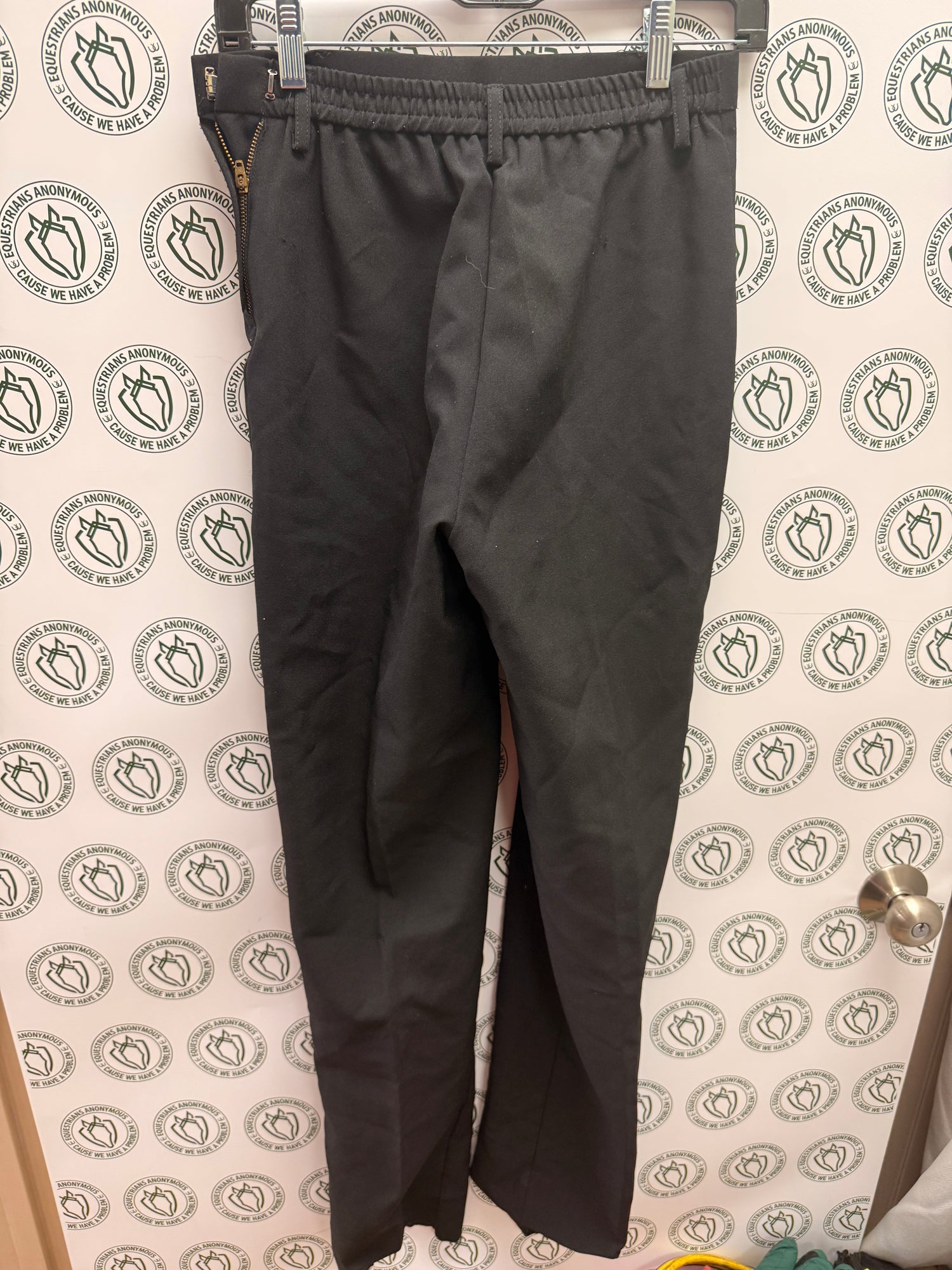 XL Young Ladies Black Showmanship pants by Hobby Horse