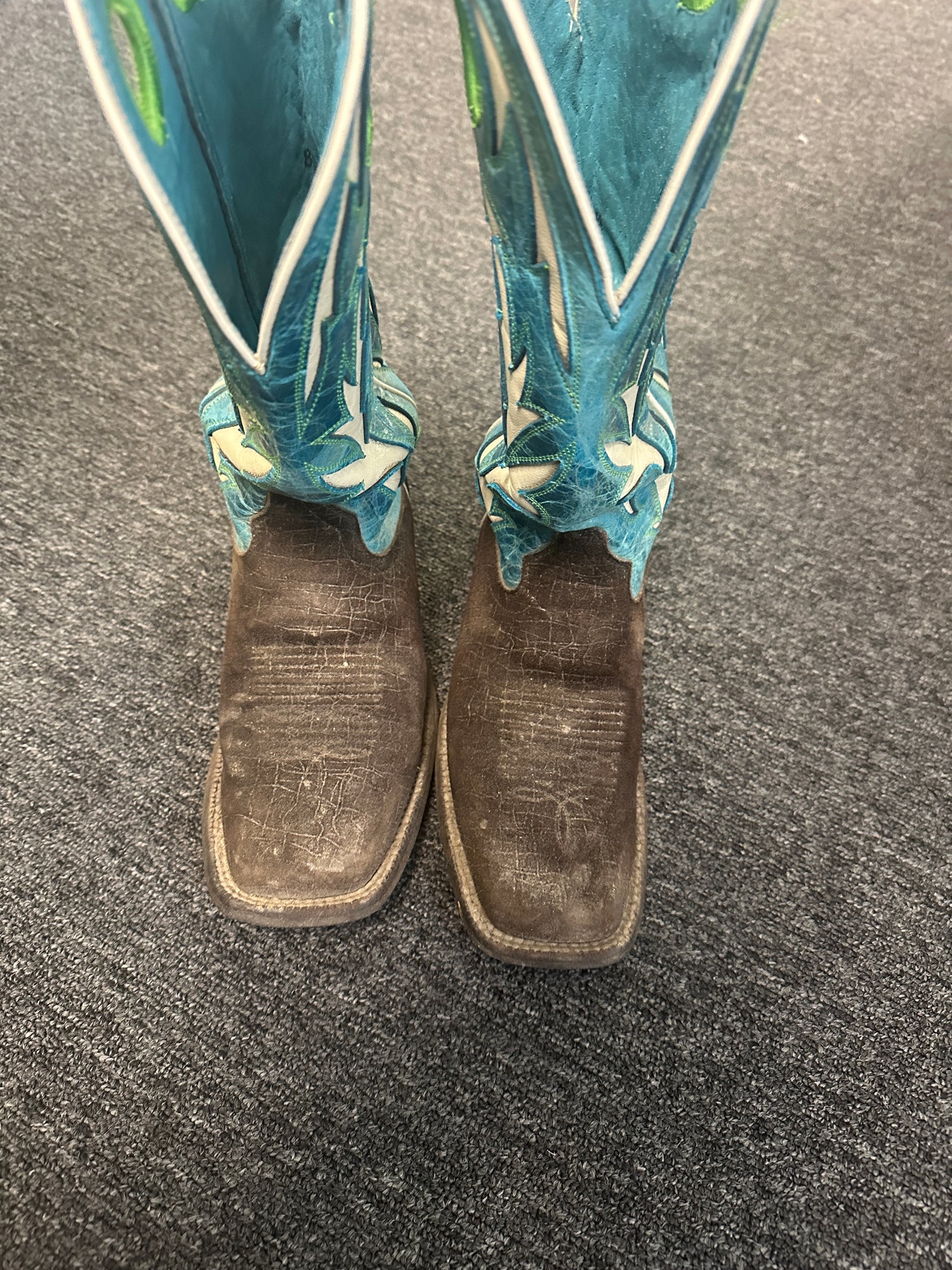 8 Women's Western Boot Teal