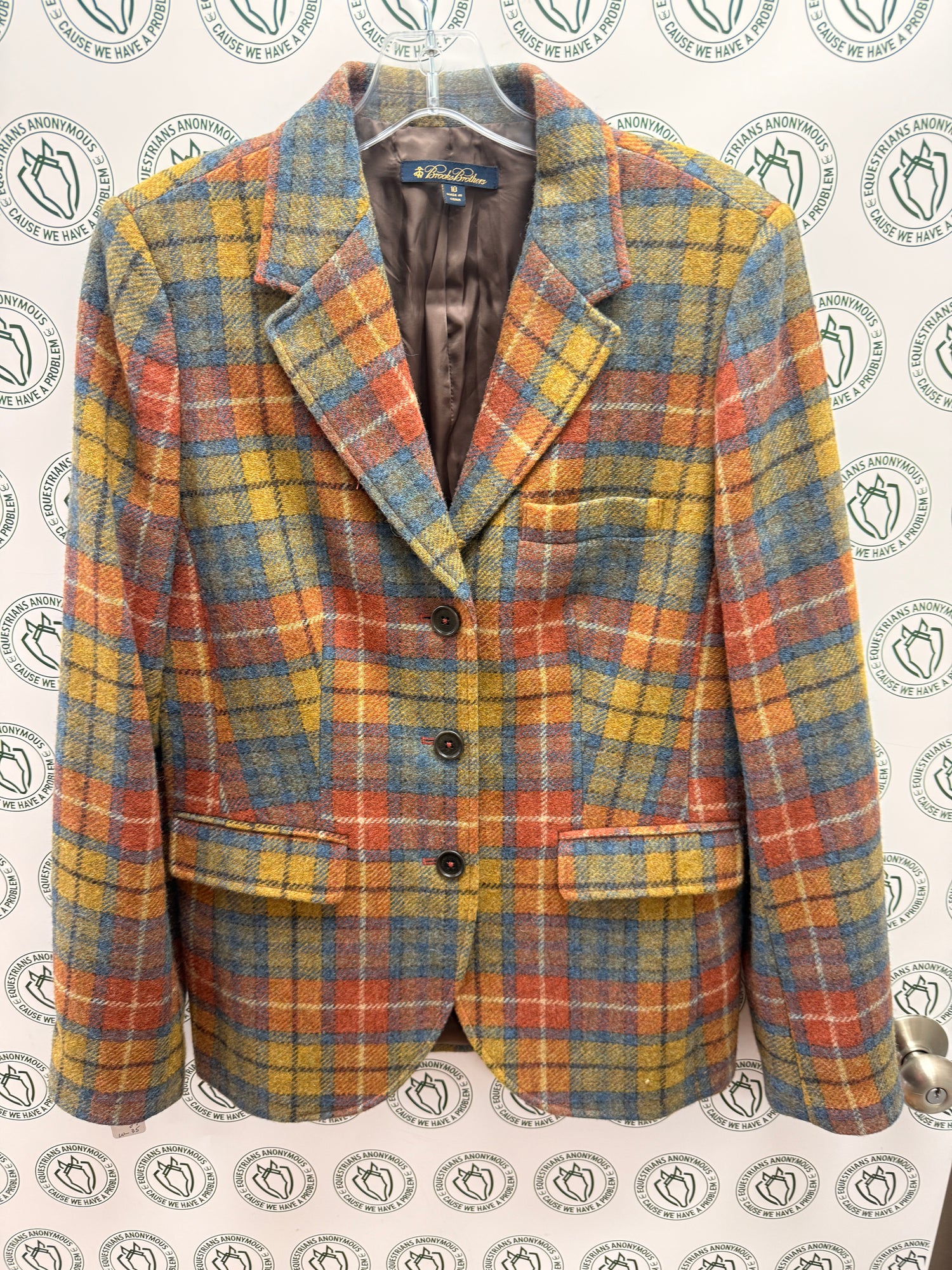 10 Women's Brooks Brothers Tweed for Hunting Cubbing informal season