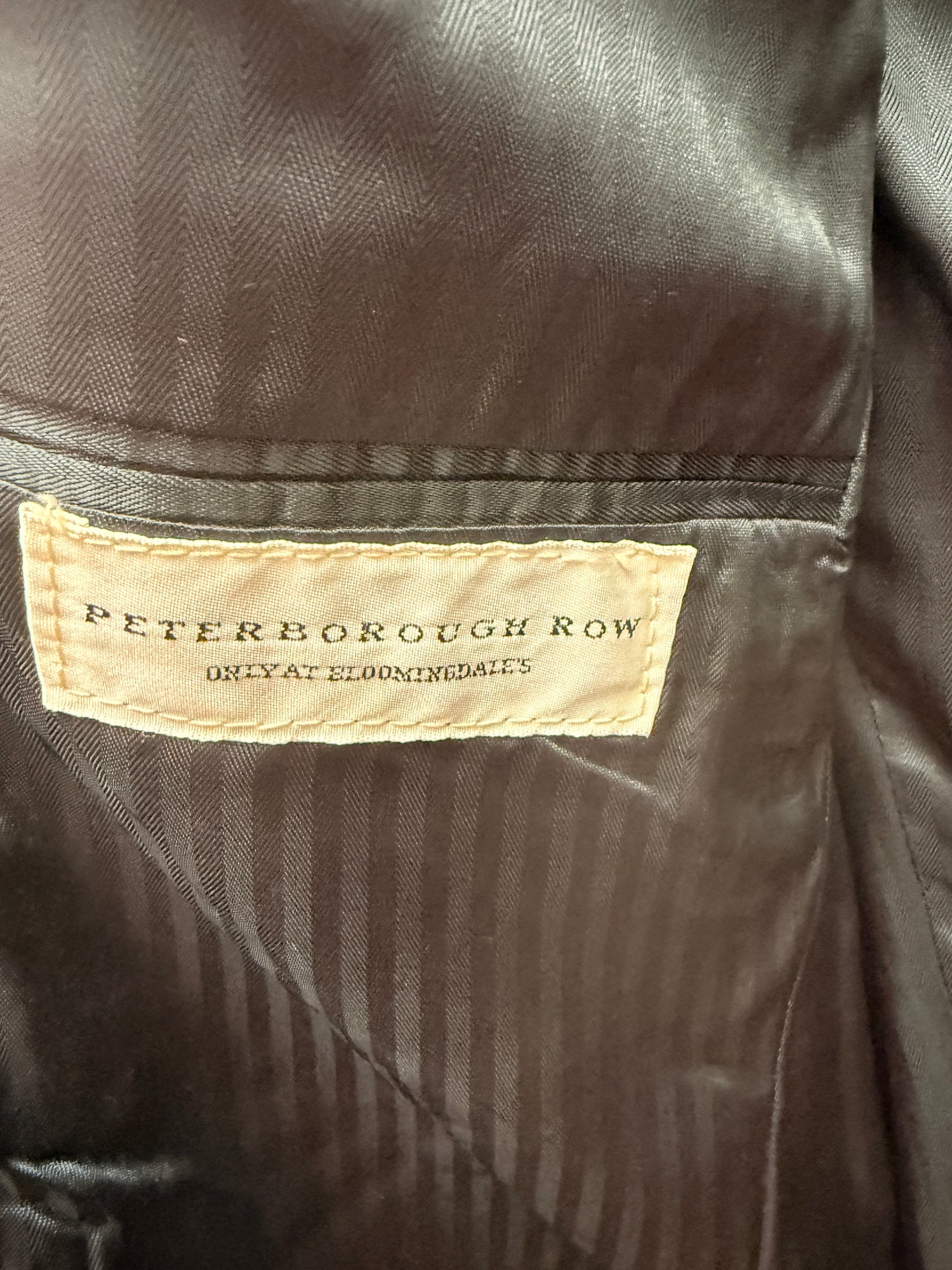 40R Men's Dark navy Hunt coat Cashmere