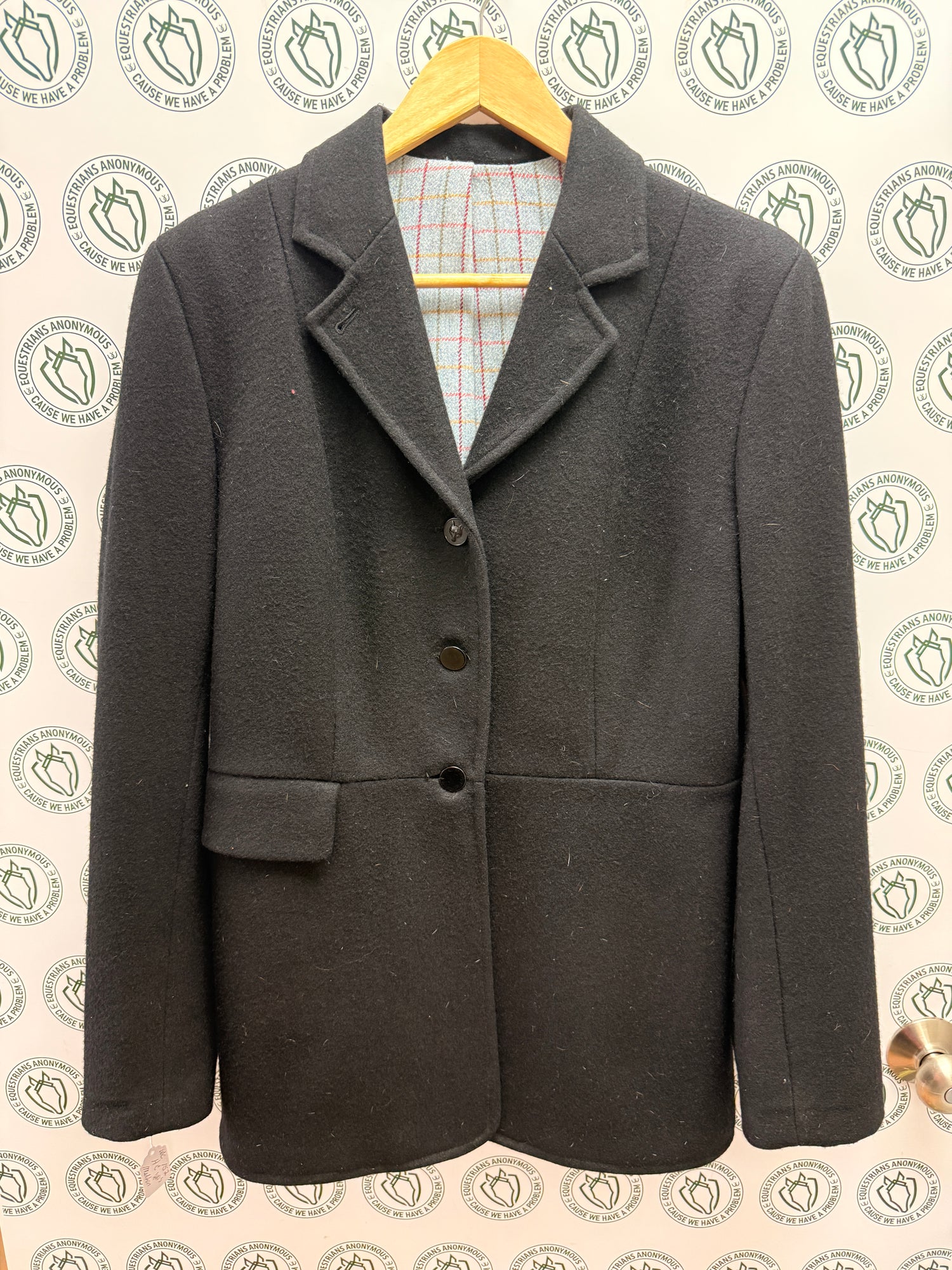 36 Melton Hunt coat Black