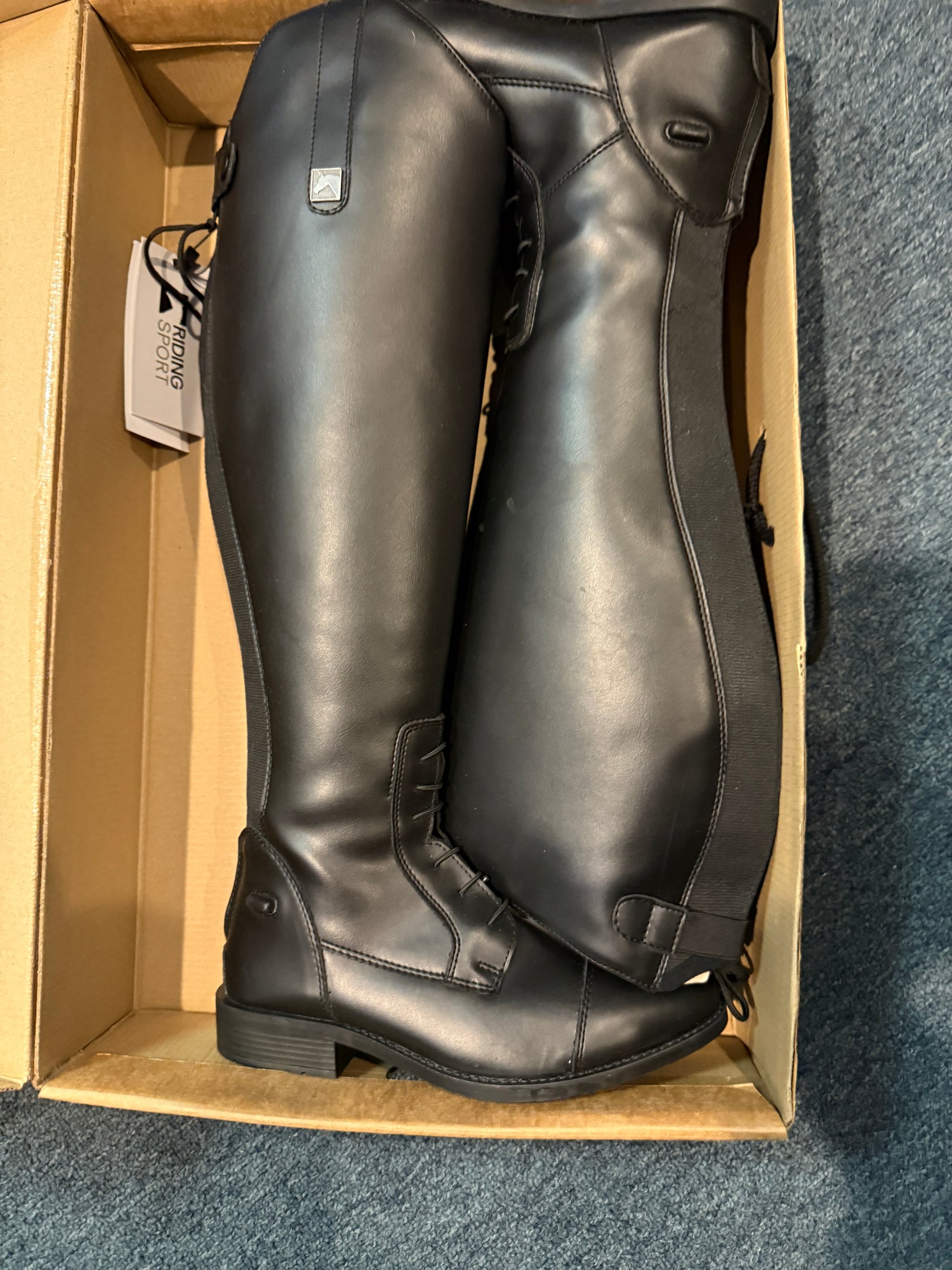 8 Riding Sport Synthetic Field Boot NEW with Full Calf