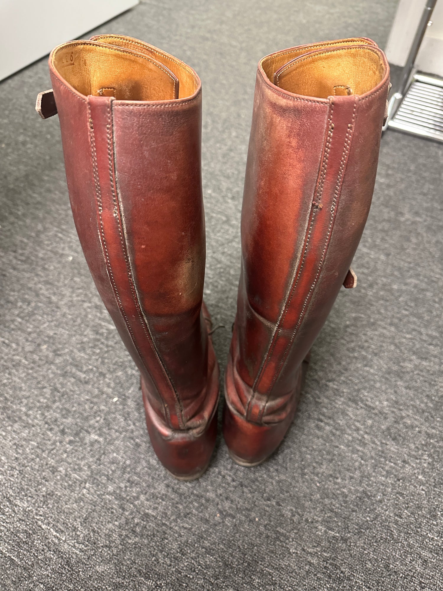 Men's Dehner Three Buckle Field Boot Size 9.5 Brown