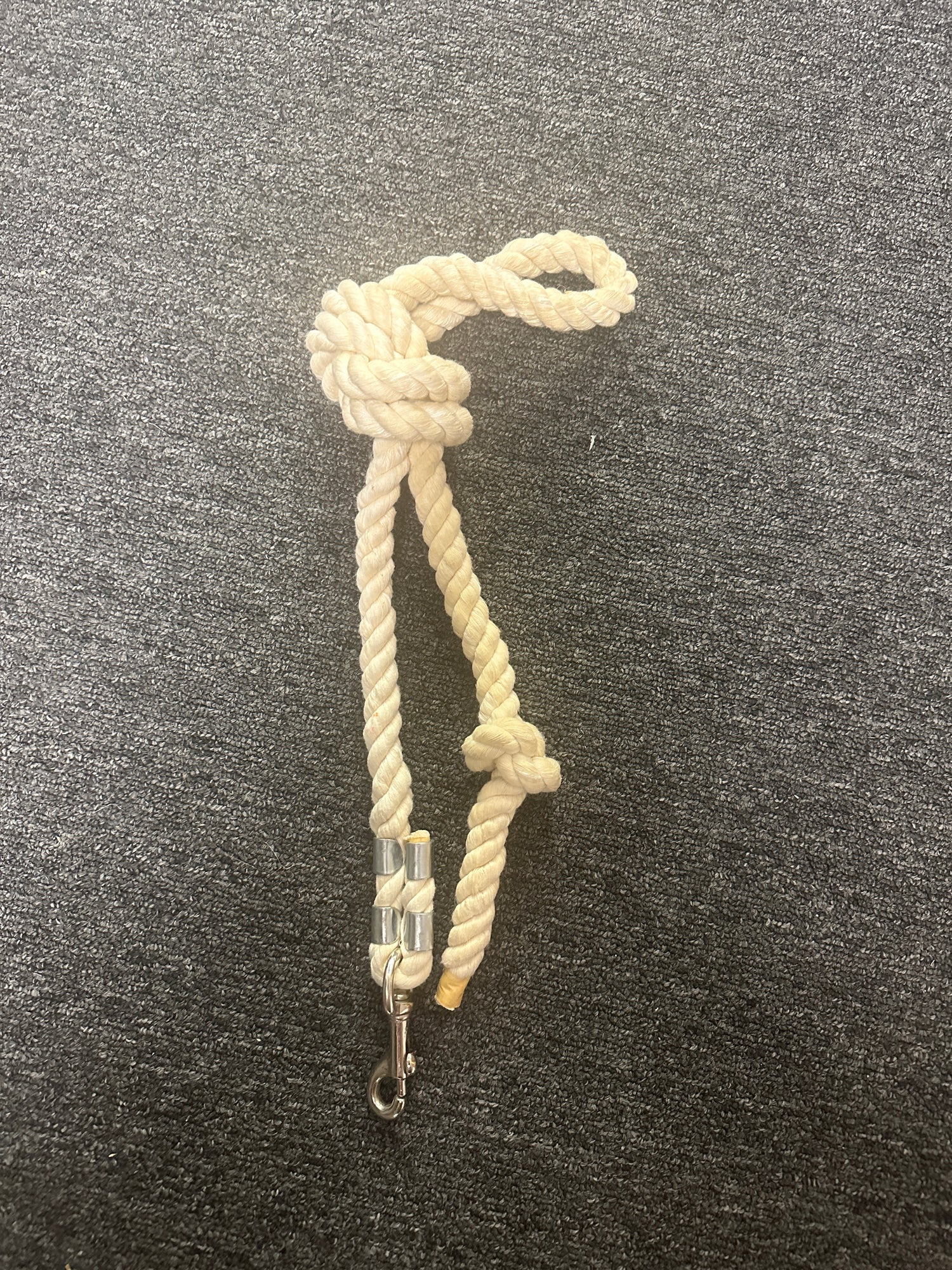 Cotton lead rope