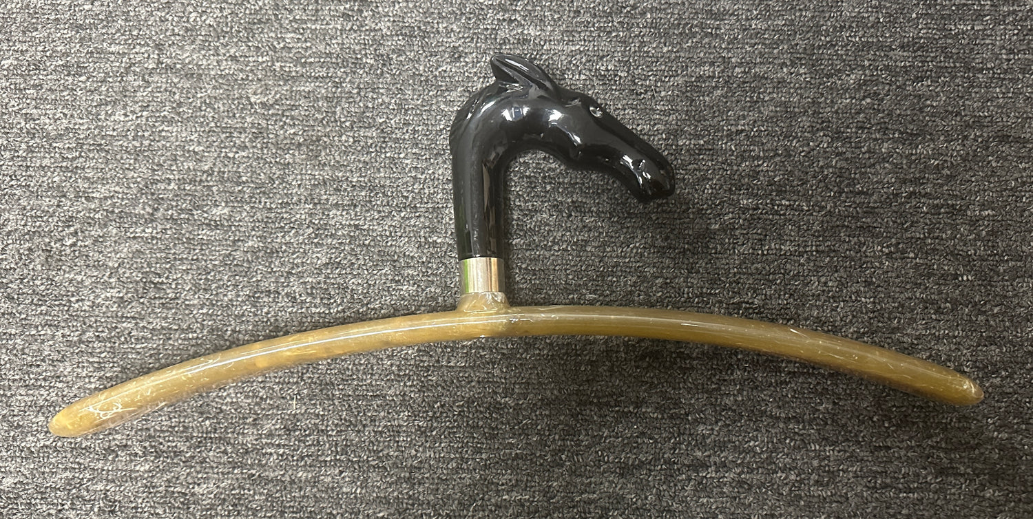 Vintage Resin Molded Horse head hanger
