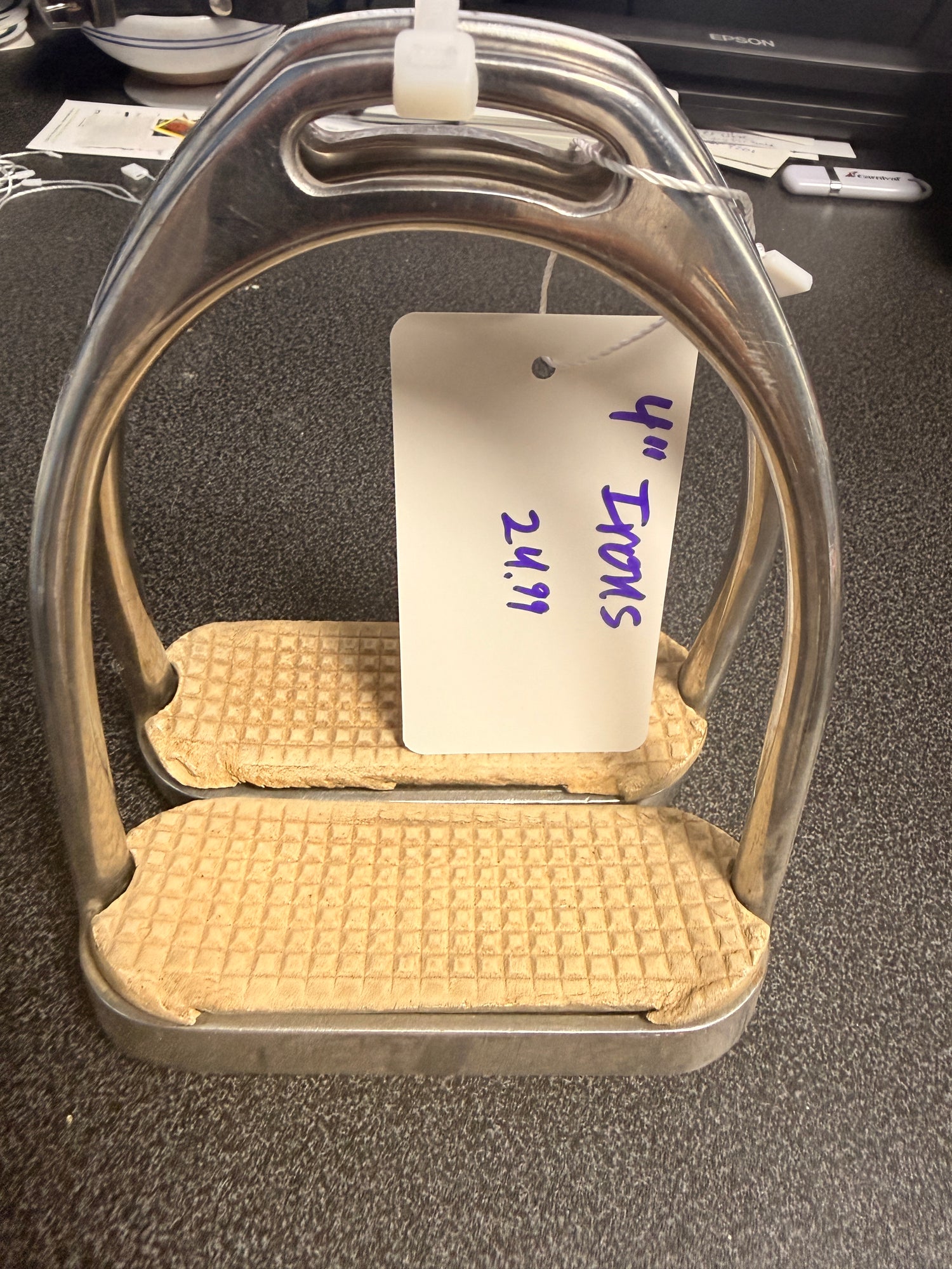 4" English Stirrup Irons