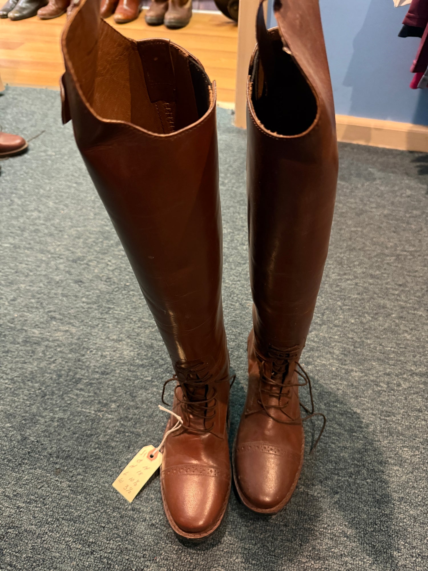 Brown Hunt Dress & Field Boots