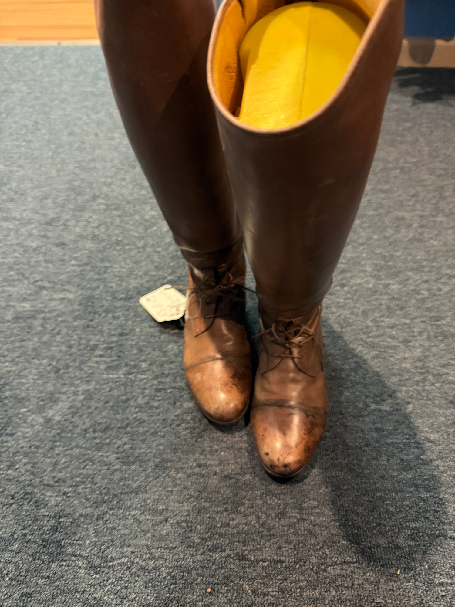 Brown Hunt Dress & Field Boots