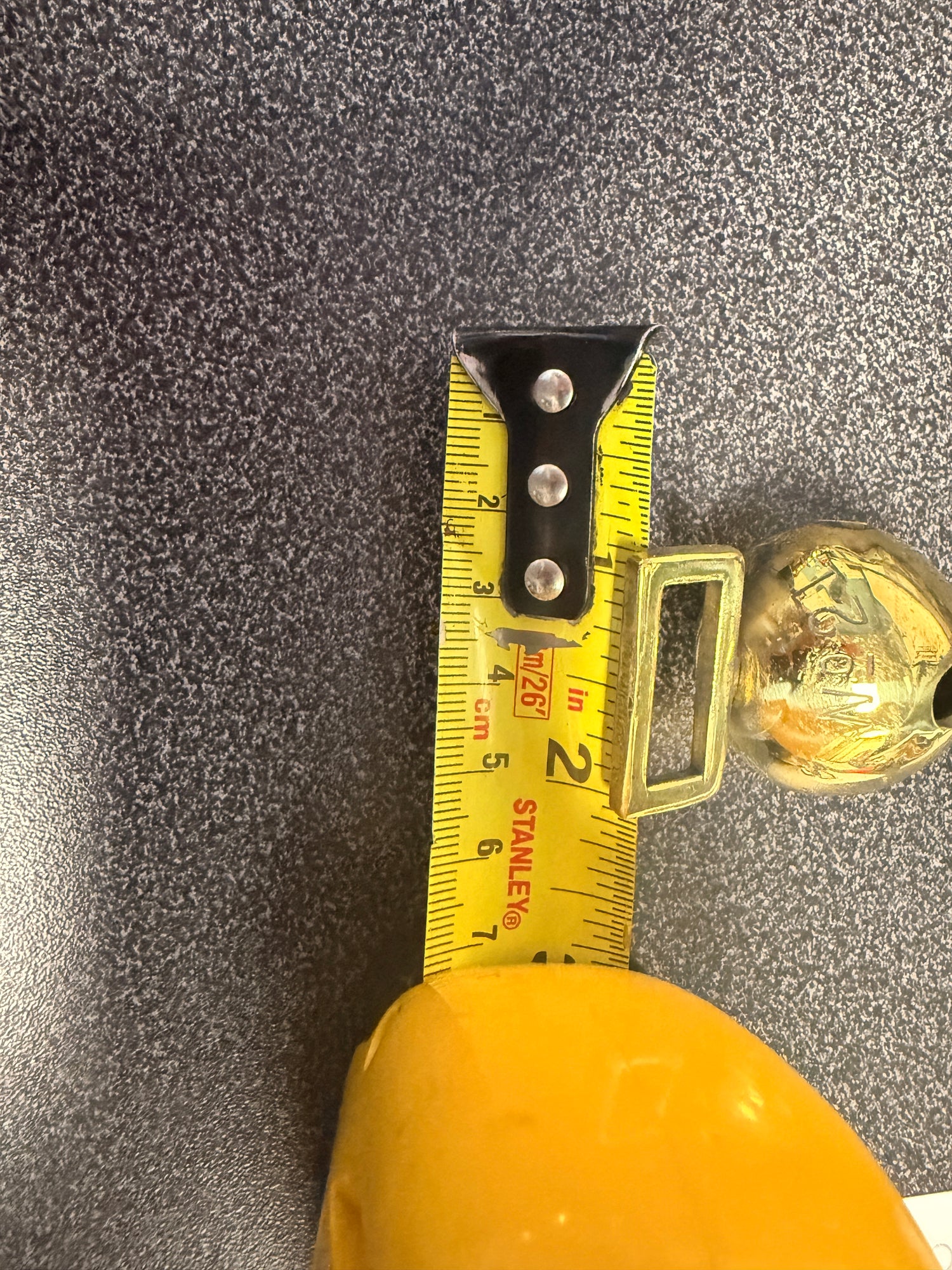 1" strap area brass bell