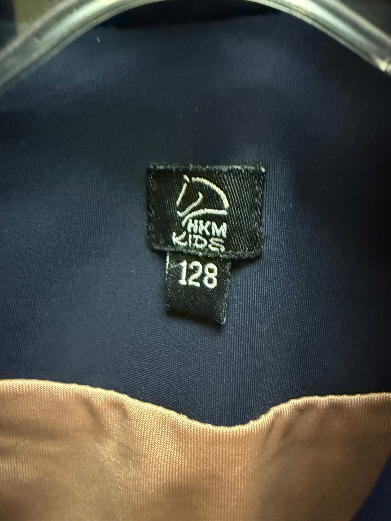 8 Children's show jacket by HKM Navy with Bling