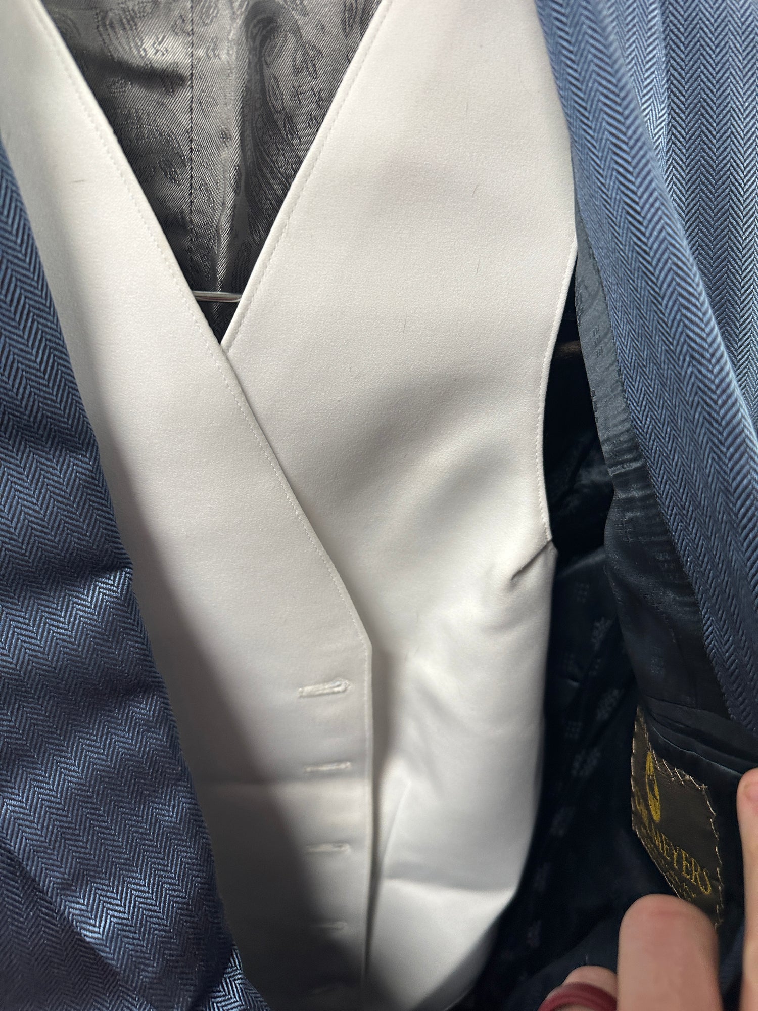 Youth Saddle Seat Coat with matching vest 15" shoulders