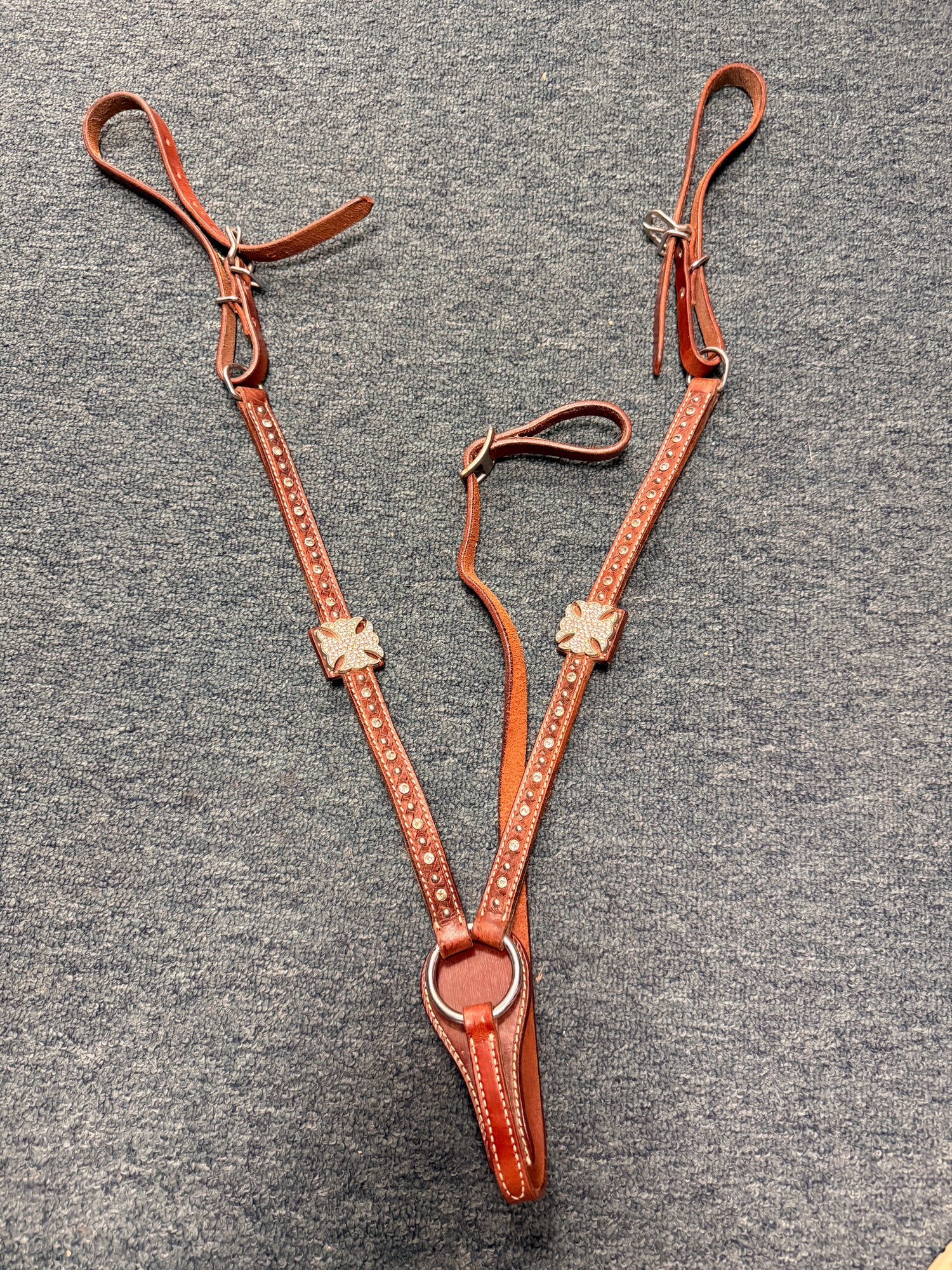 Bling Leather breastplate