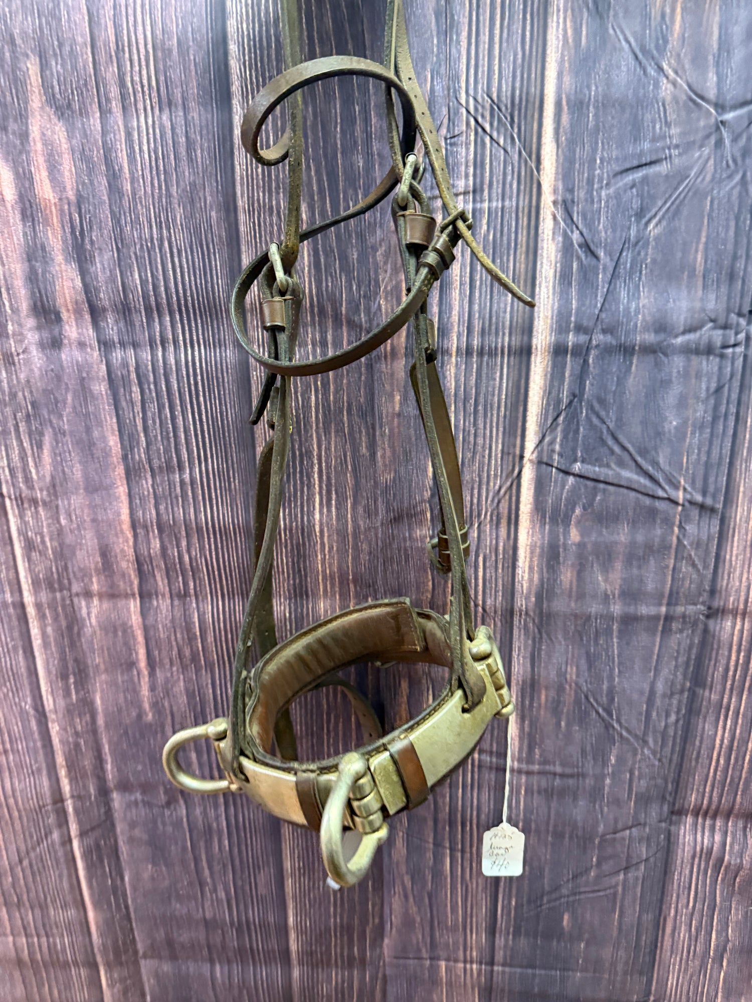 Heavy duty Large horse Lunge Cavesson
