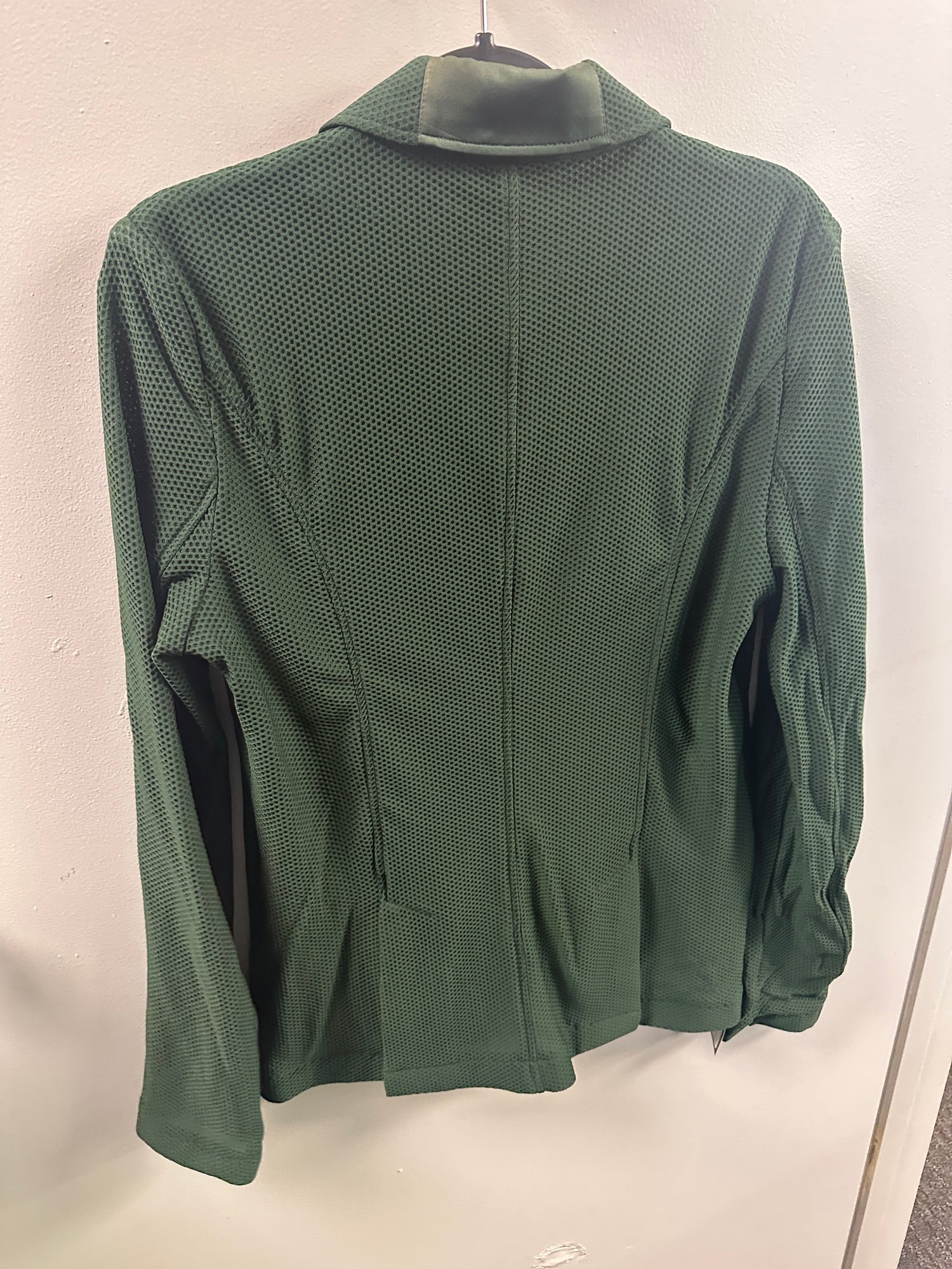 L Women's Anademi Mesh Show Coat Forest Green