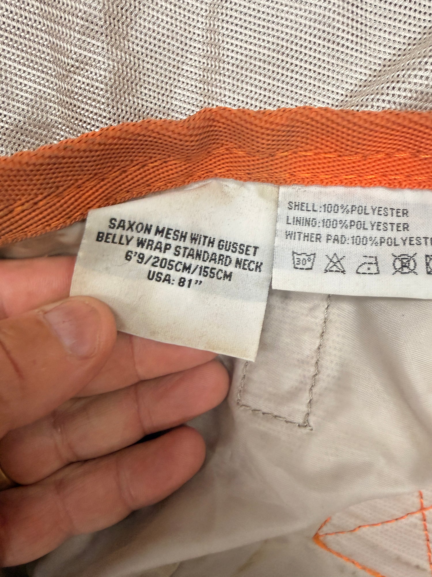 81 Saxon Fly Sheet Mesh