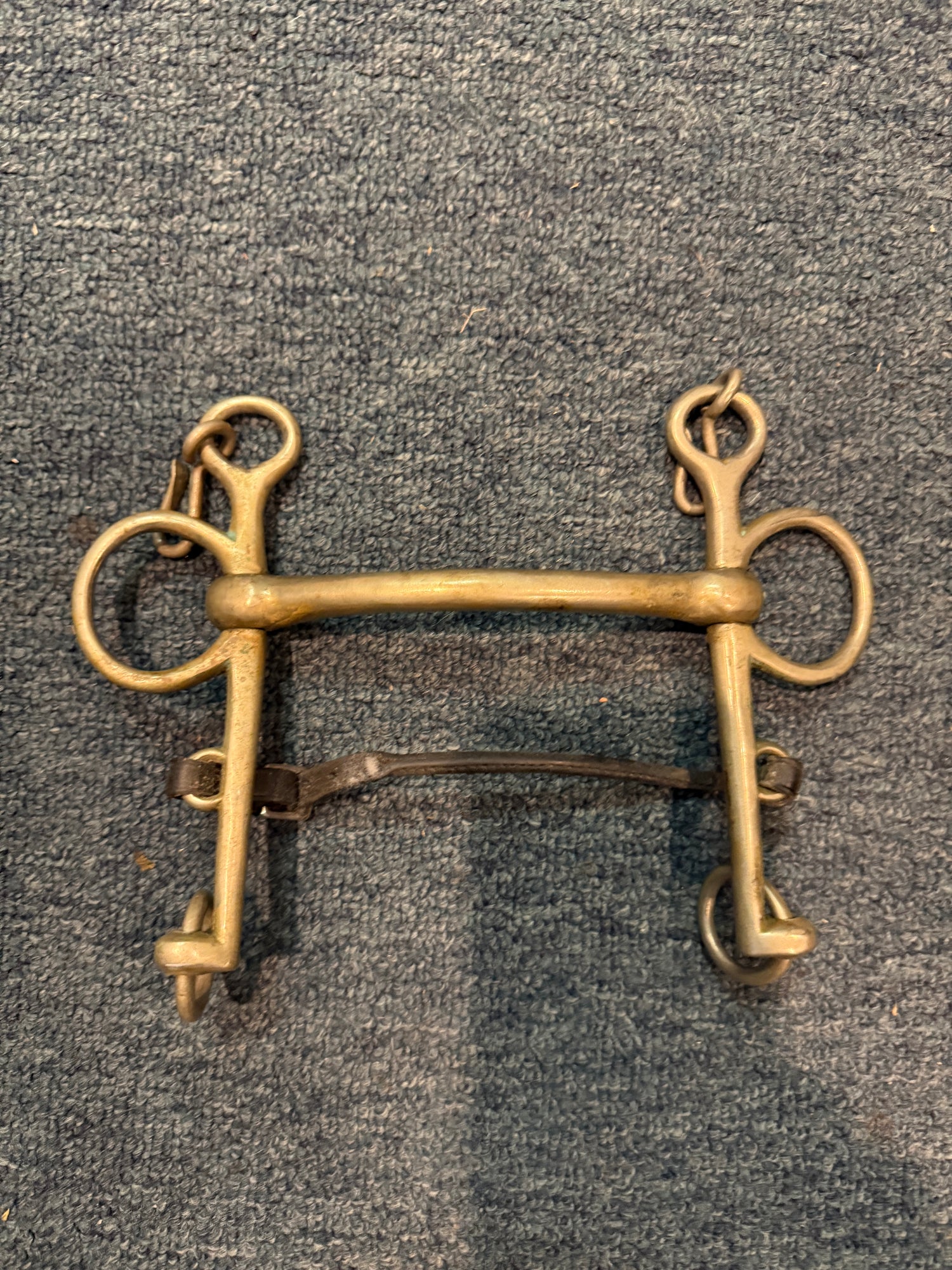 5" Curved Pelhamm with lip strap