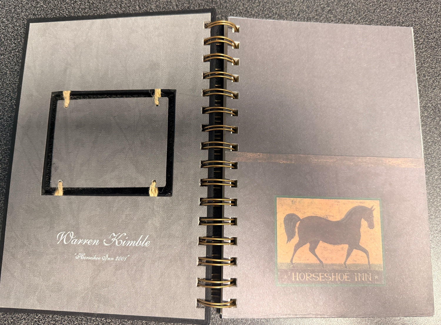 Horseshoe inn blank journal