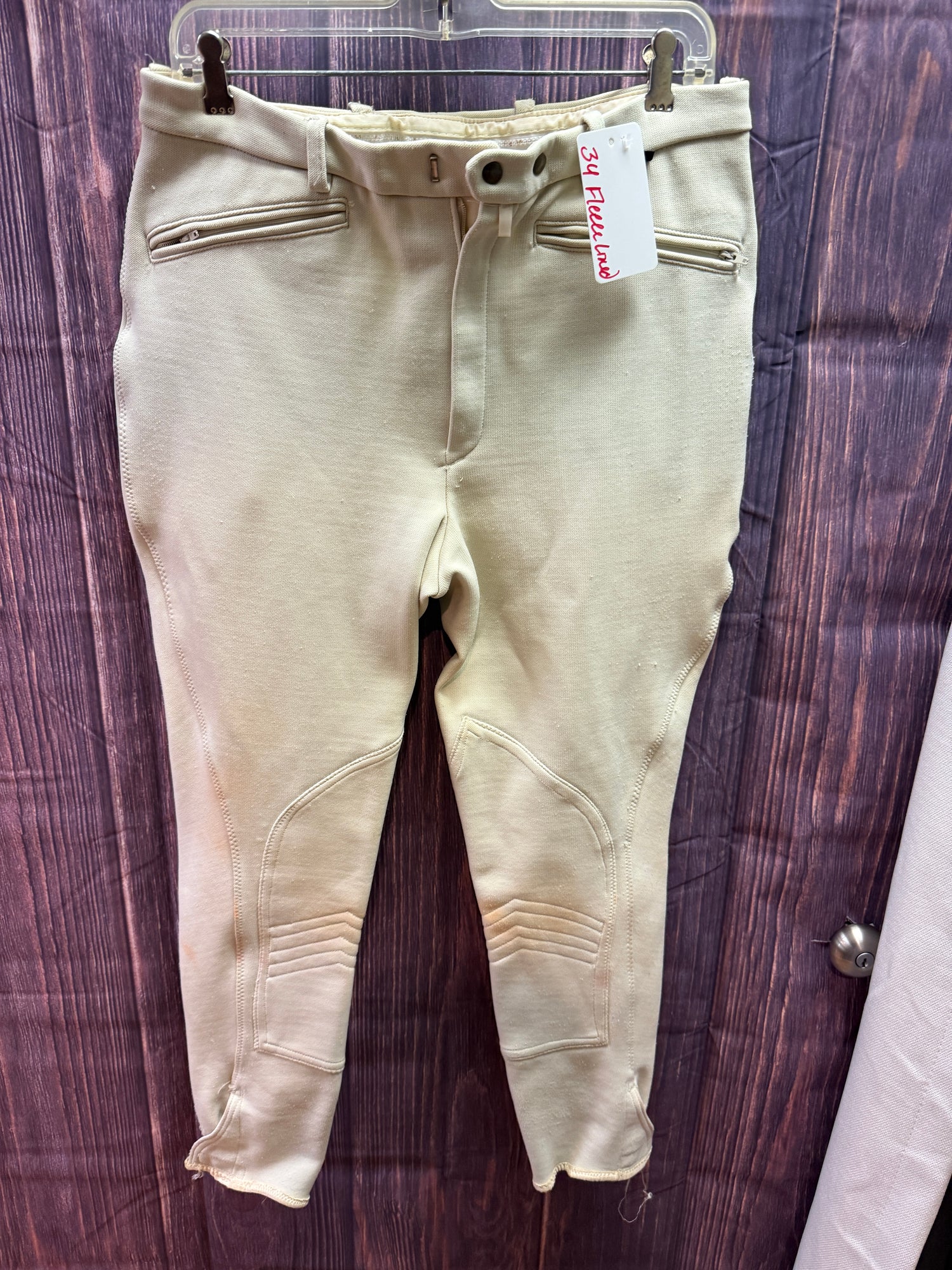 34" women's Fleece lined riding breeches