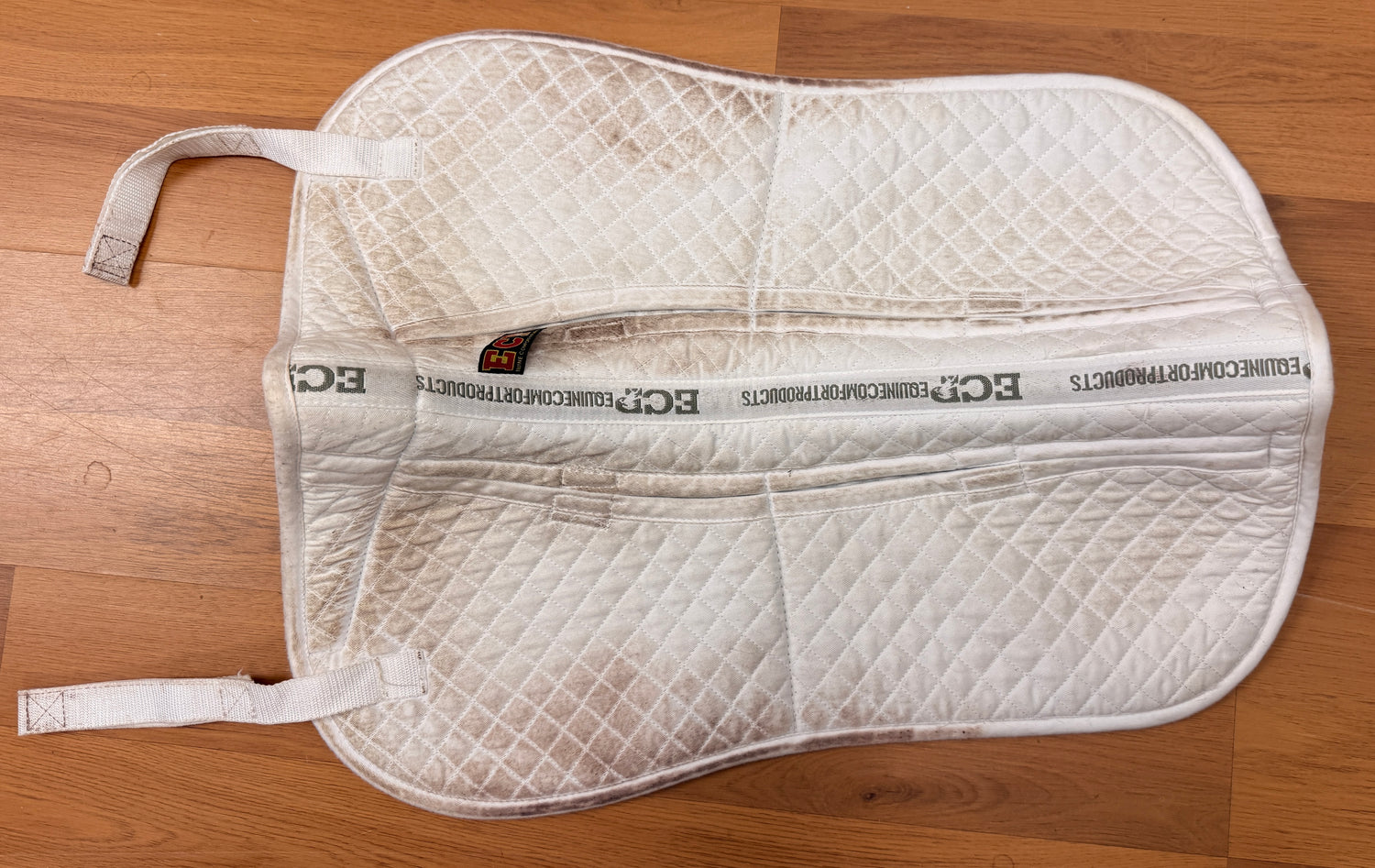 19" ECP Equine Comfort Products Shimable half pad w shims