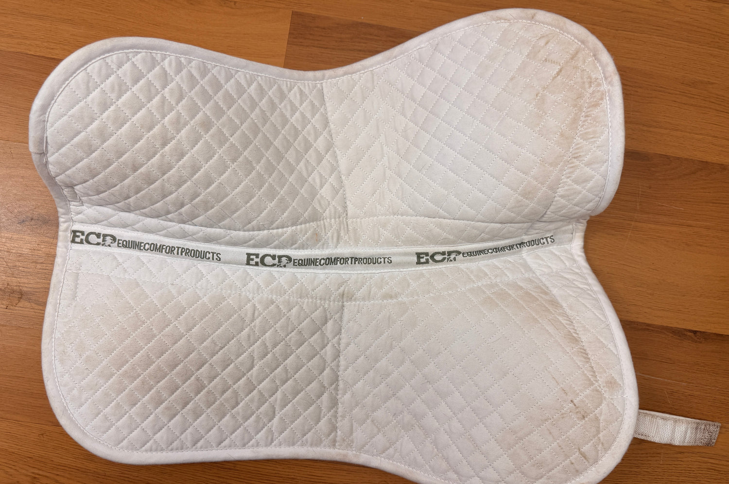 19" ECP Equine Comfort Products Shimable half pad w shims