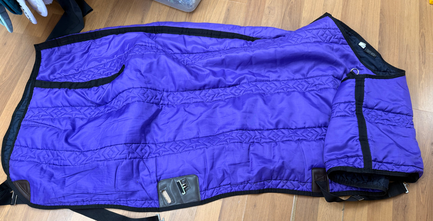 81 / 82 Med Weight Purple Blanket Liner closed Front