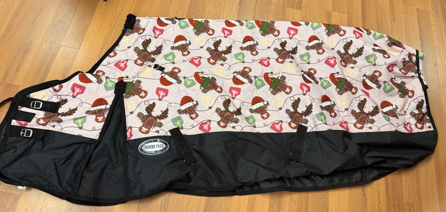 82 220G Winter Blanket Cow Print